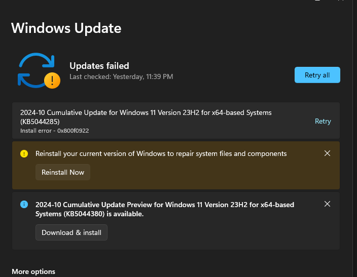 Troubleshooting Boot Loop Issues After a Windows Update on My 64-bit System