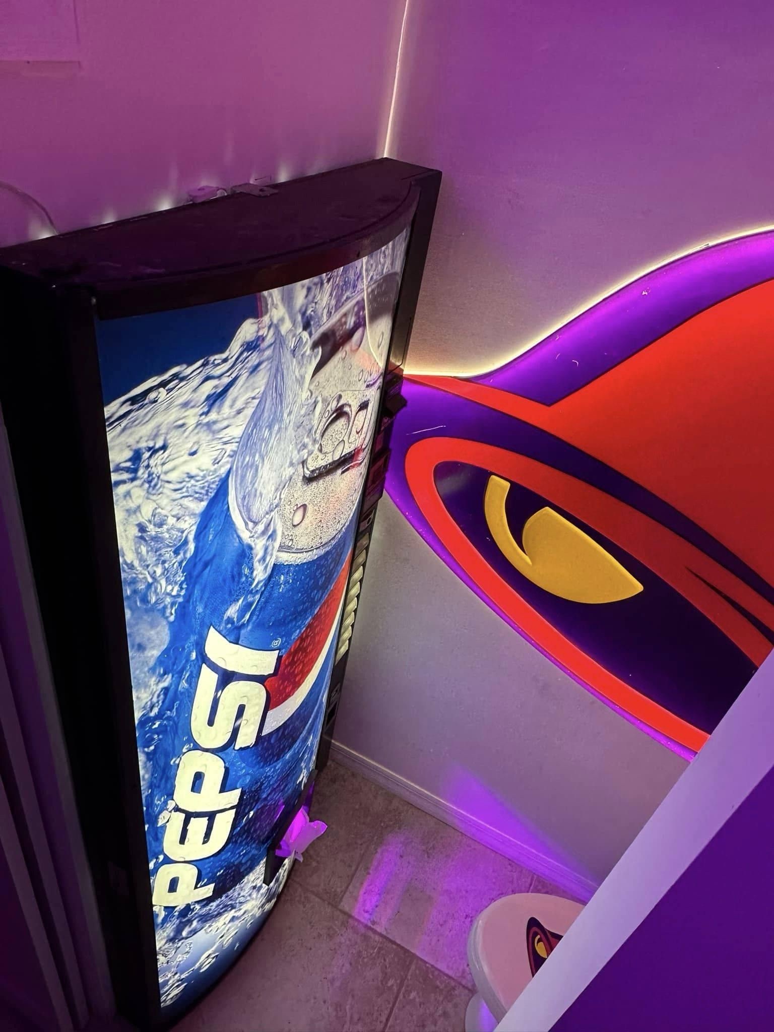 Transforming the Guest Bathroom into a Taco Bell Wonderland