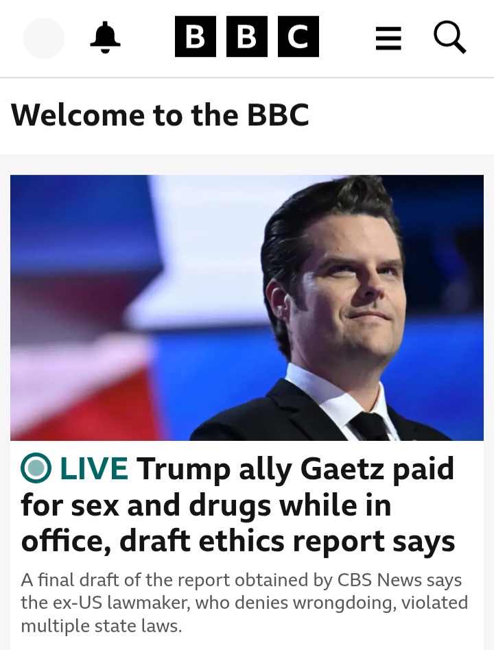 Is there really any question about Gaetz being a total jerk?