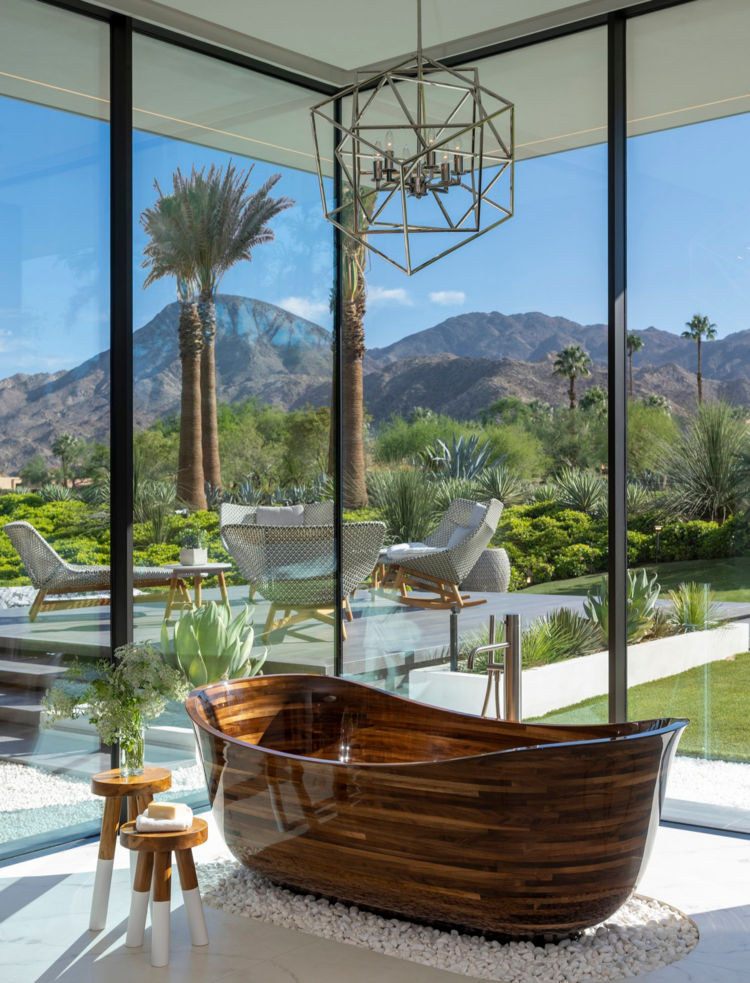 A Stunning Bathroom View in Indian Wells, California