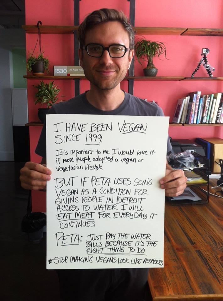 A Bold Response to PETA's Controversial Vegan Offer to Detroit Families