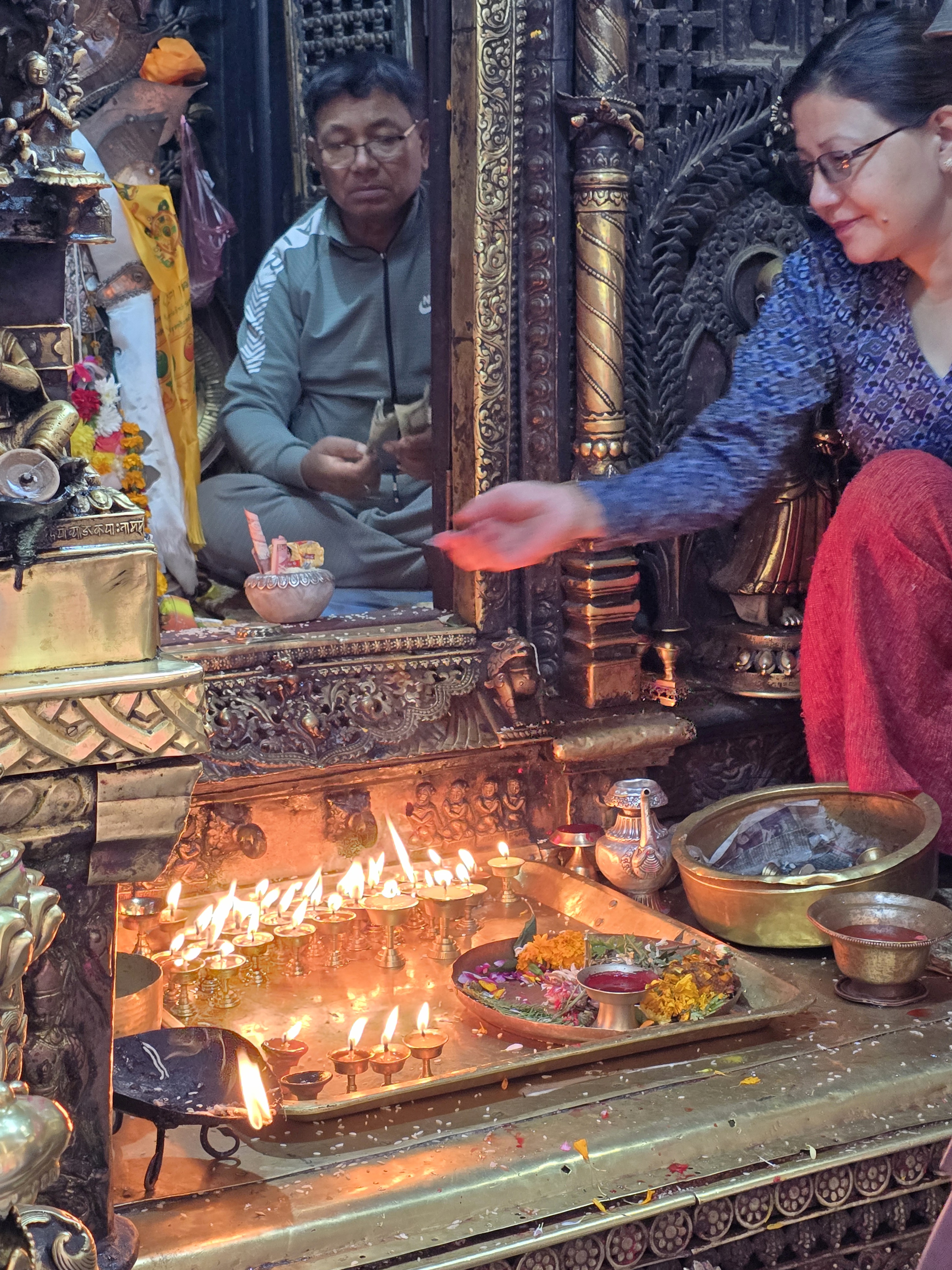 Receiving Blessings at the Temple
