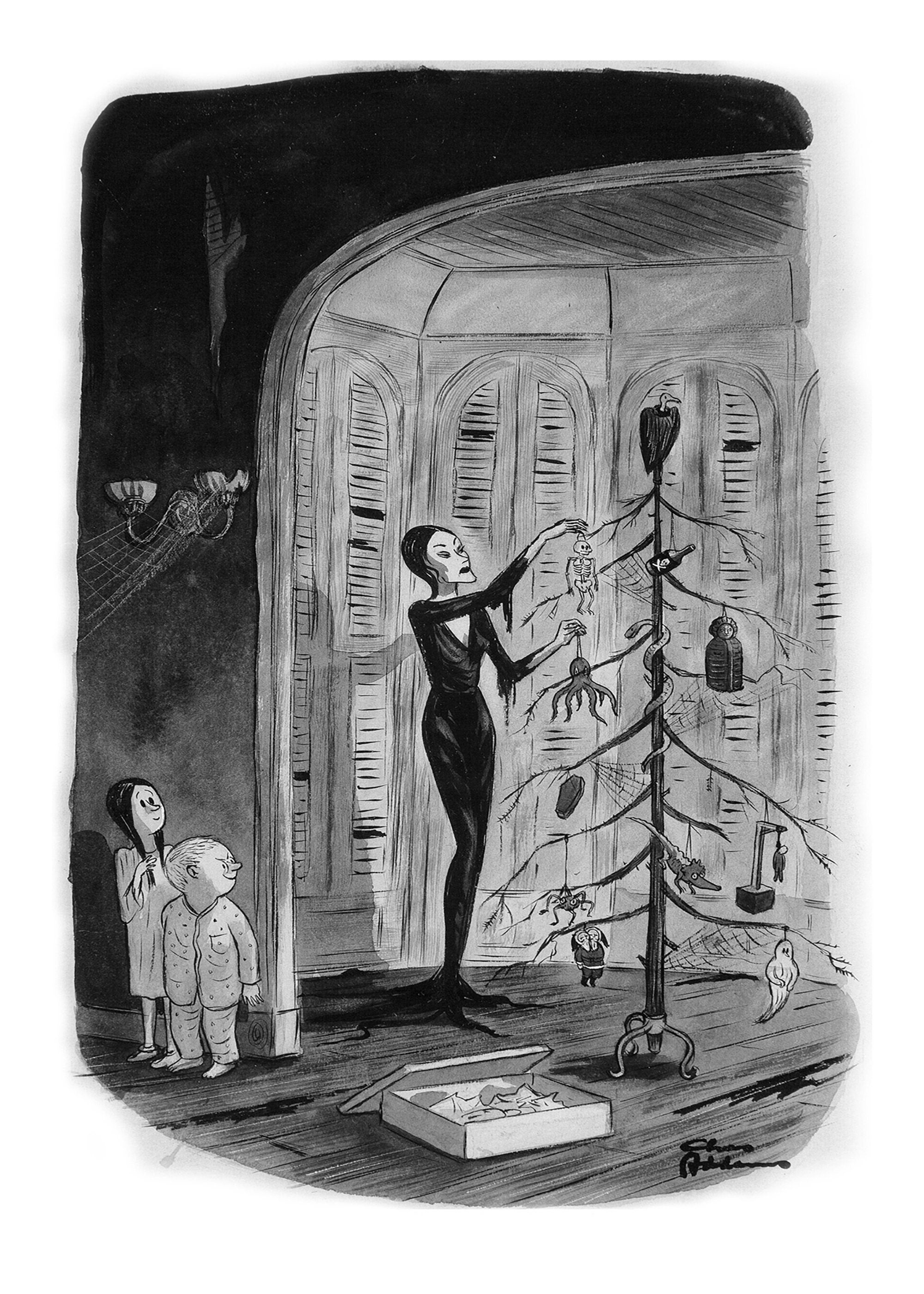 The Addams Family's Christmas Twist