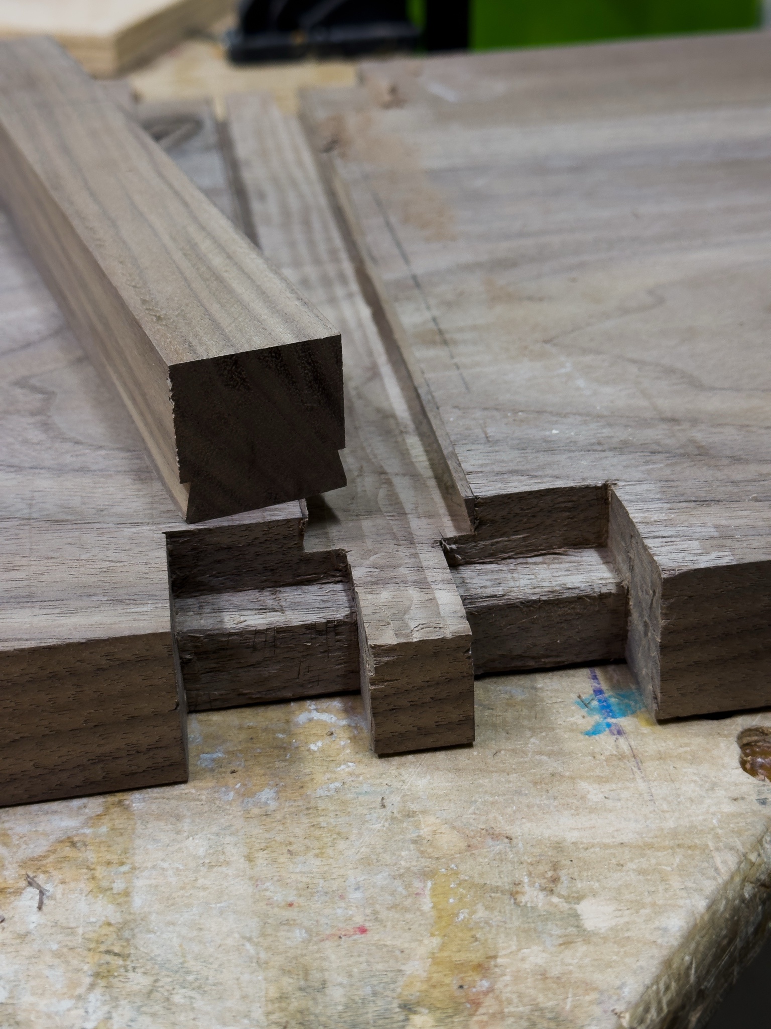 Check out these progress pictures of furniture joinery!