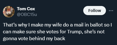 The Hilarious Intersection of MAGA Wives and Mail-In Ballots