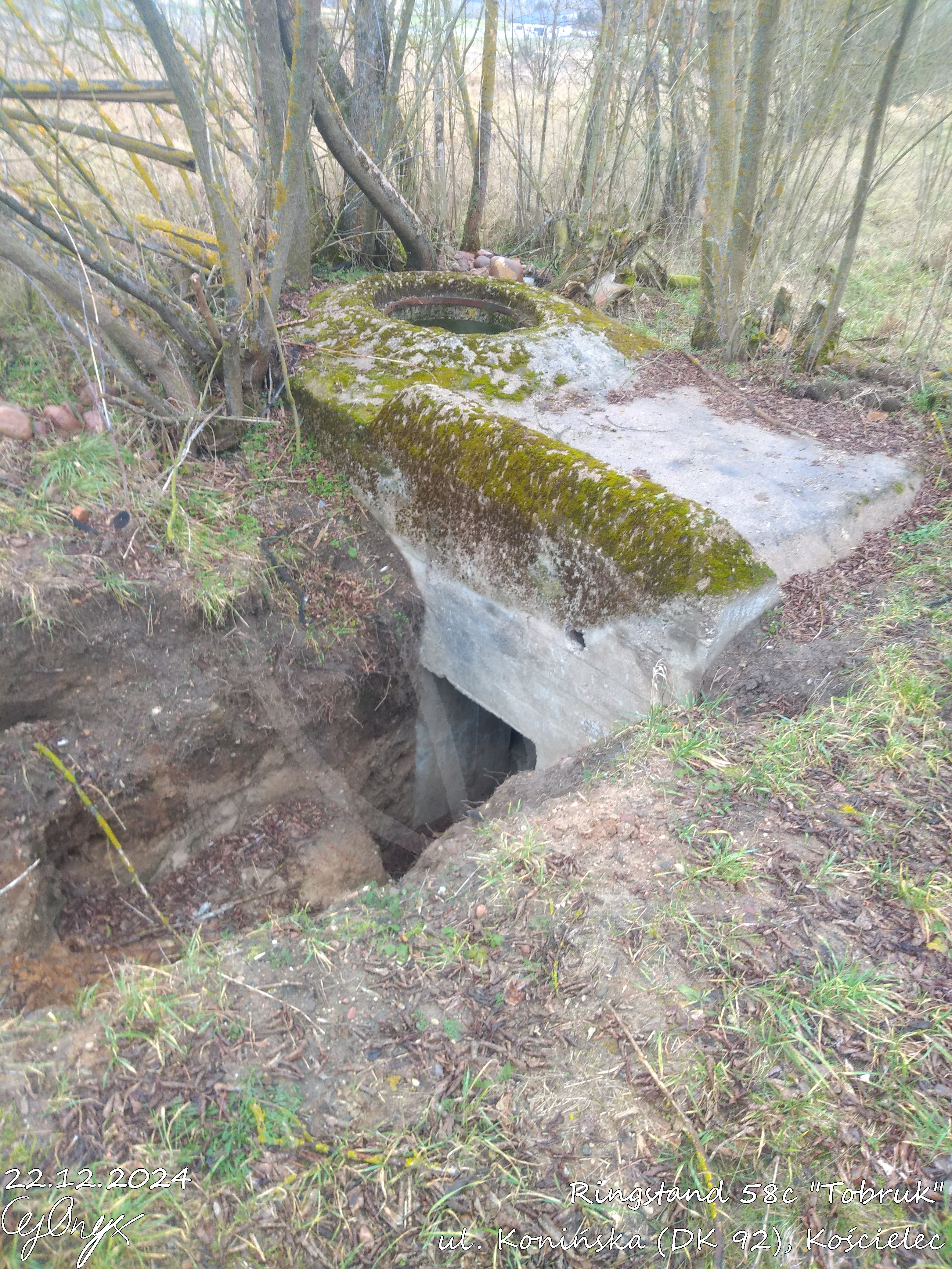 Exploring the Ringstand 58c 'Tobruk' in Konińska, Koźle