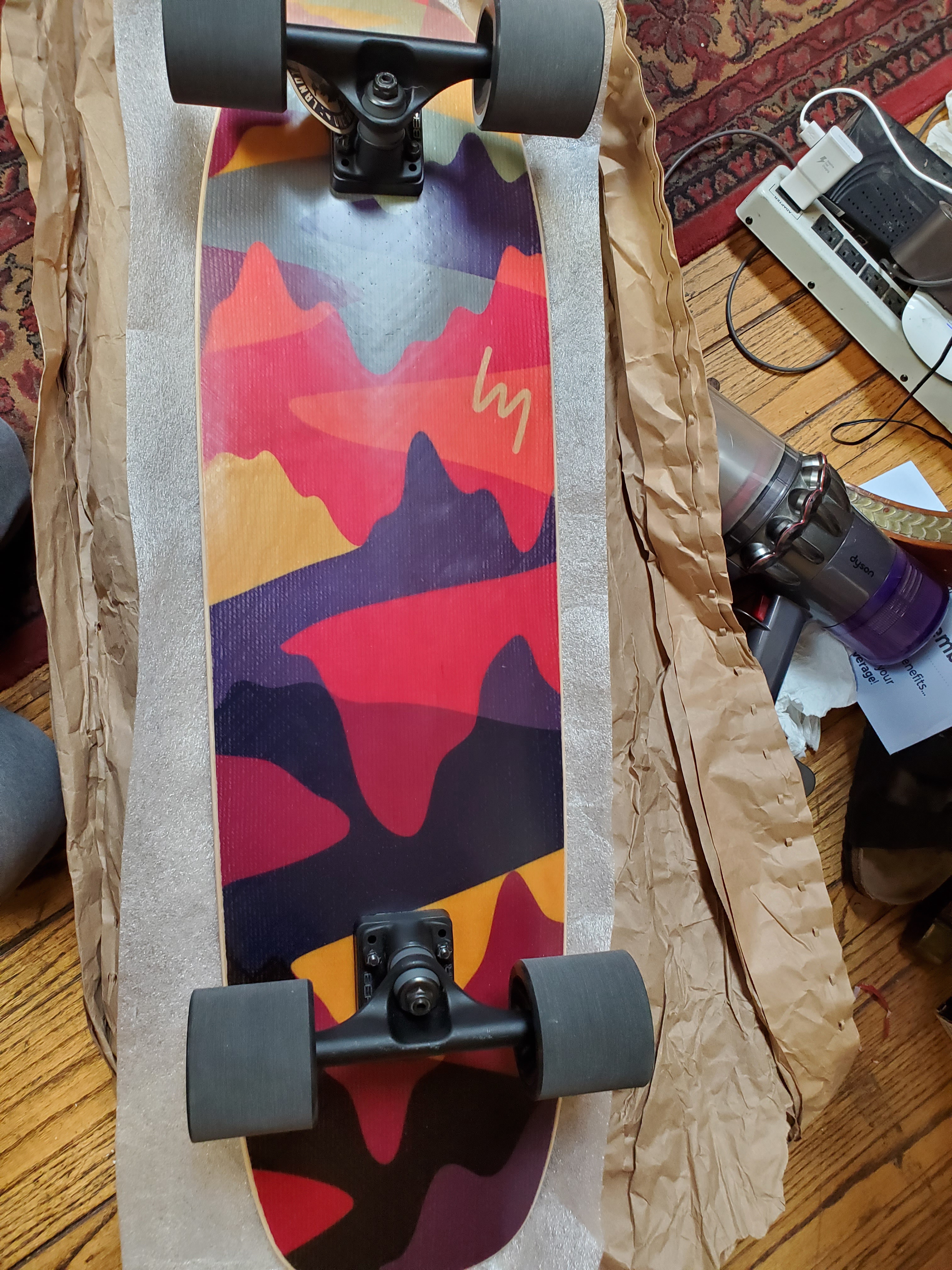 The whole board minus the node and tail