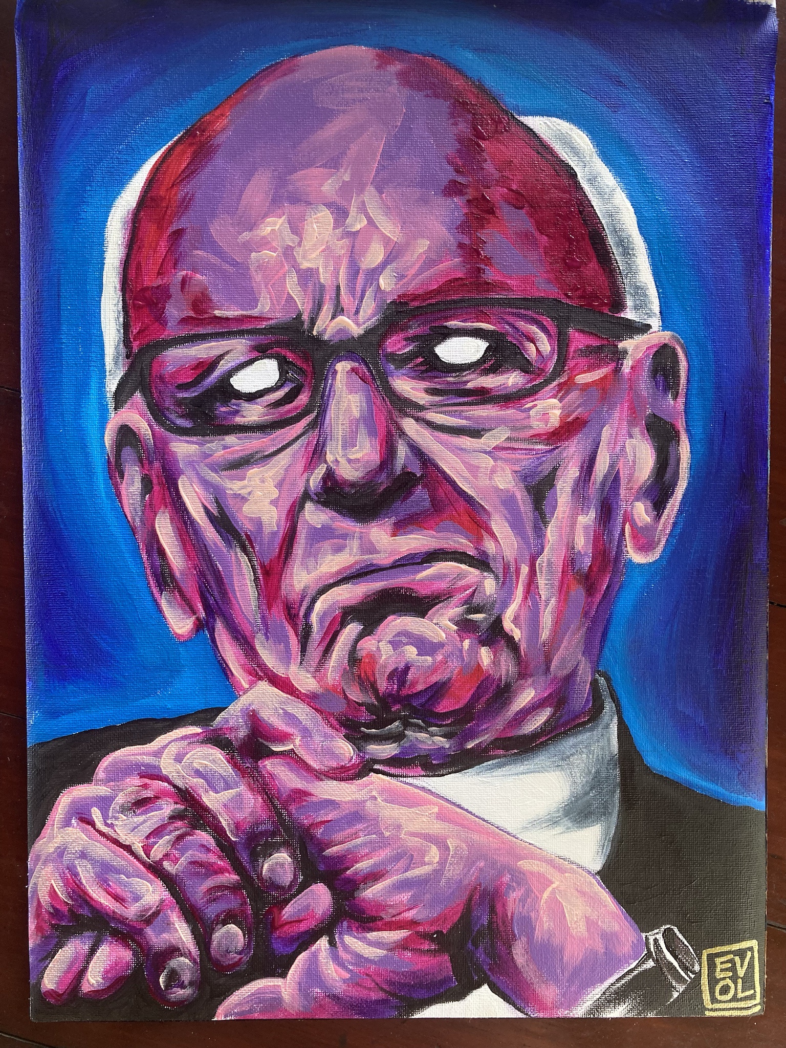 My Artistic Take on Rupert Murdoch: The Mastermind Behind the Media