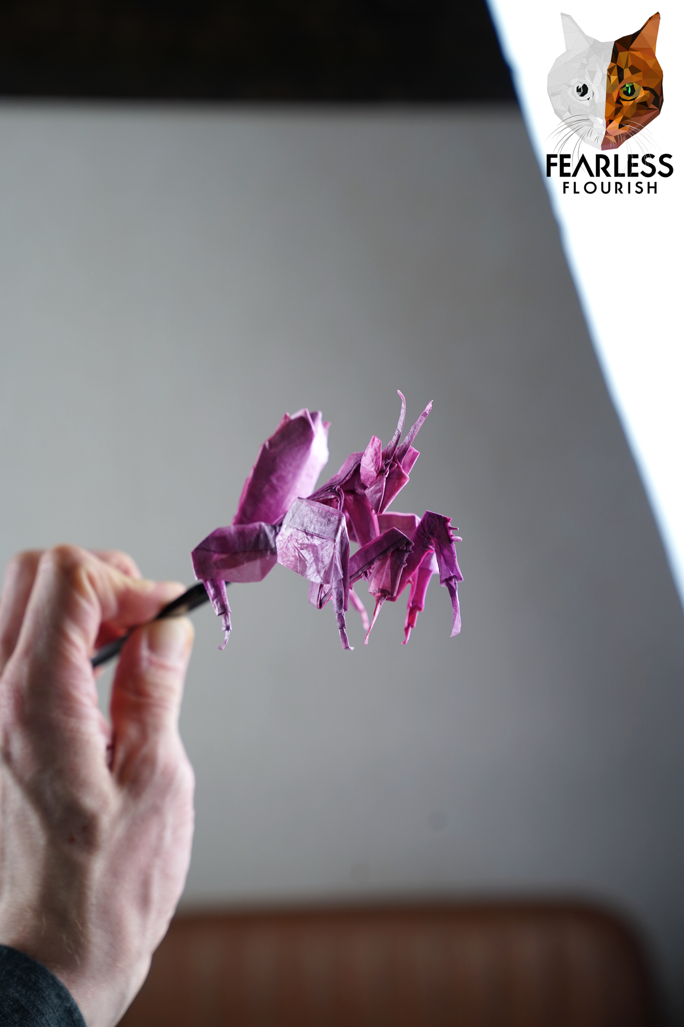 Behold My Origami Orchid Mantis Crafted from One Square of Paper