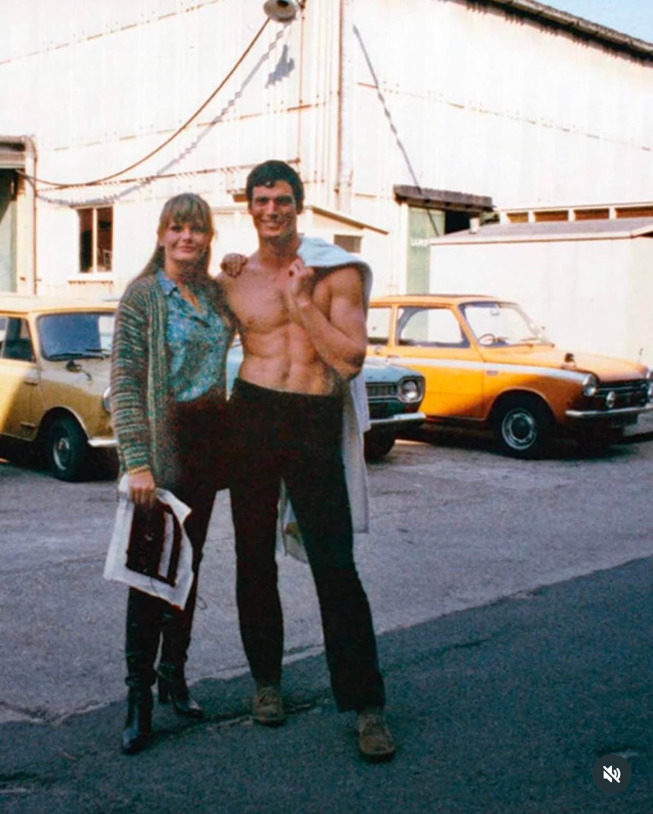 Behind the Scenes: Christopher Reeves and Valerie Perrine on the Set of Superman (1978)