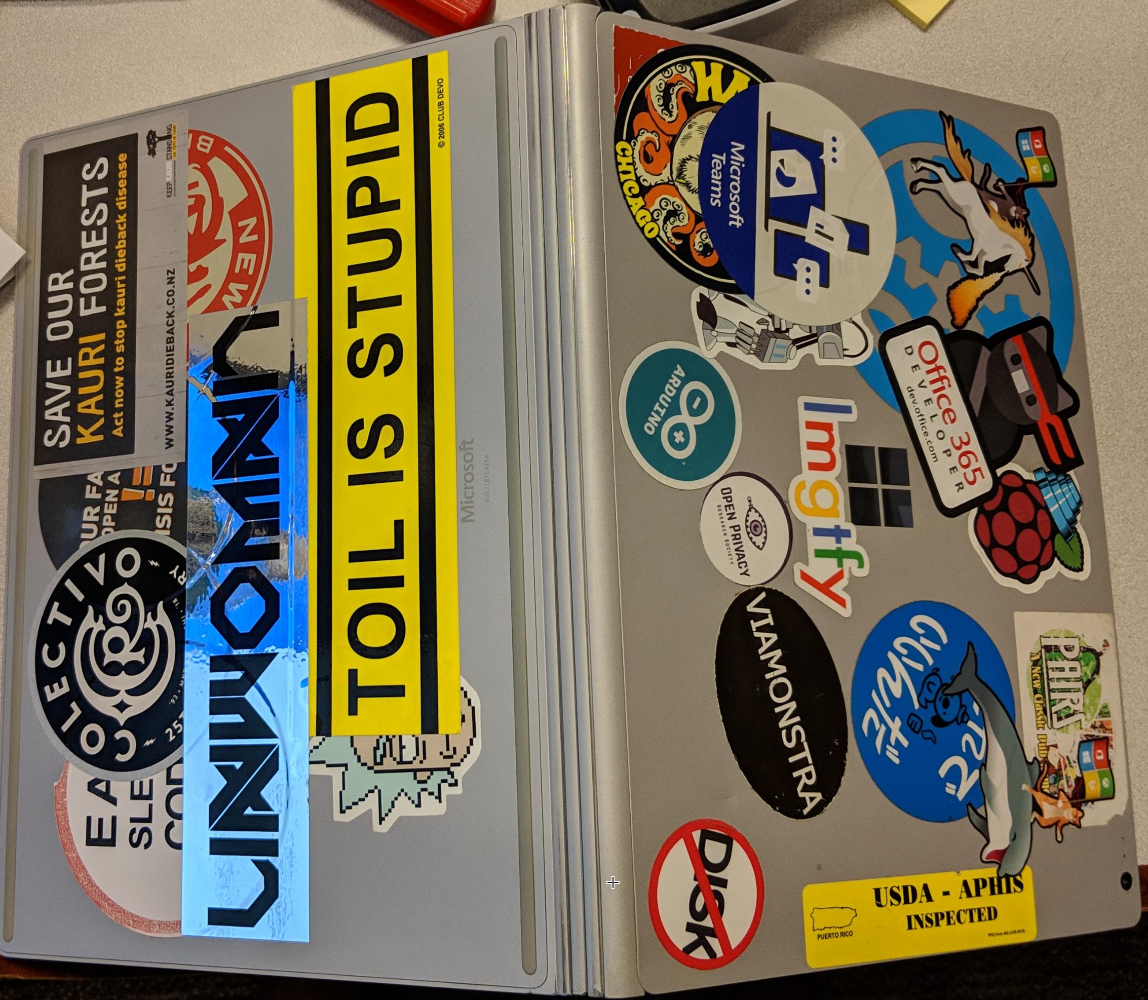 A Blast from the Past: My Sticker-Bombed Surface Book