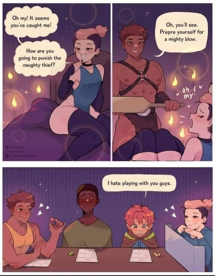 Remember, the safe word is 'fireball'