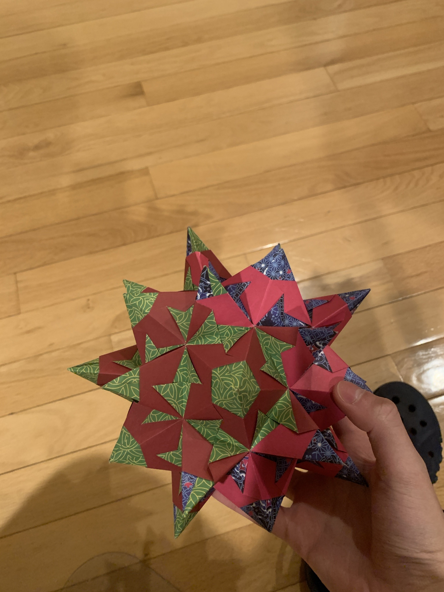 My Latest Origami Kusudama Creation