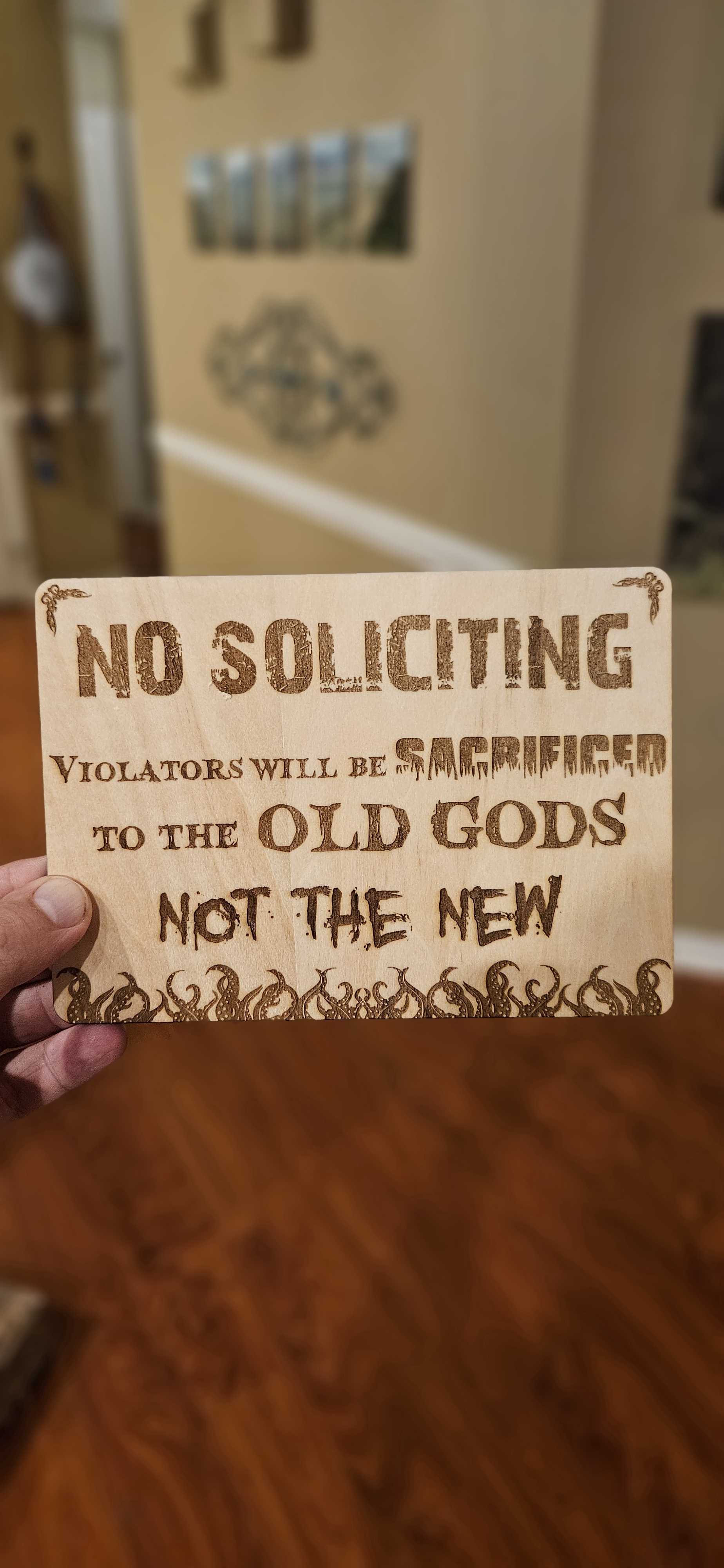 No Solicitors Allowed, Please