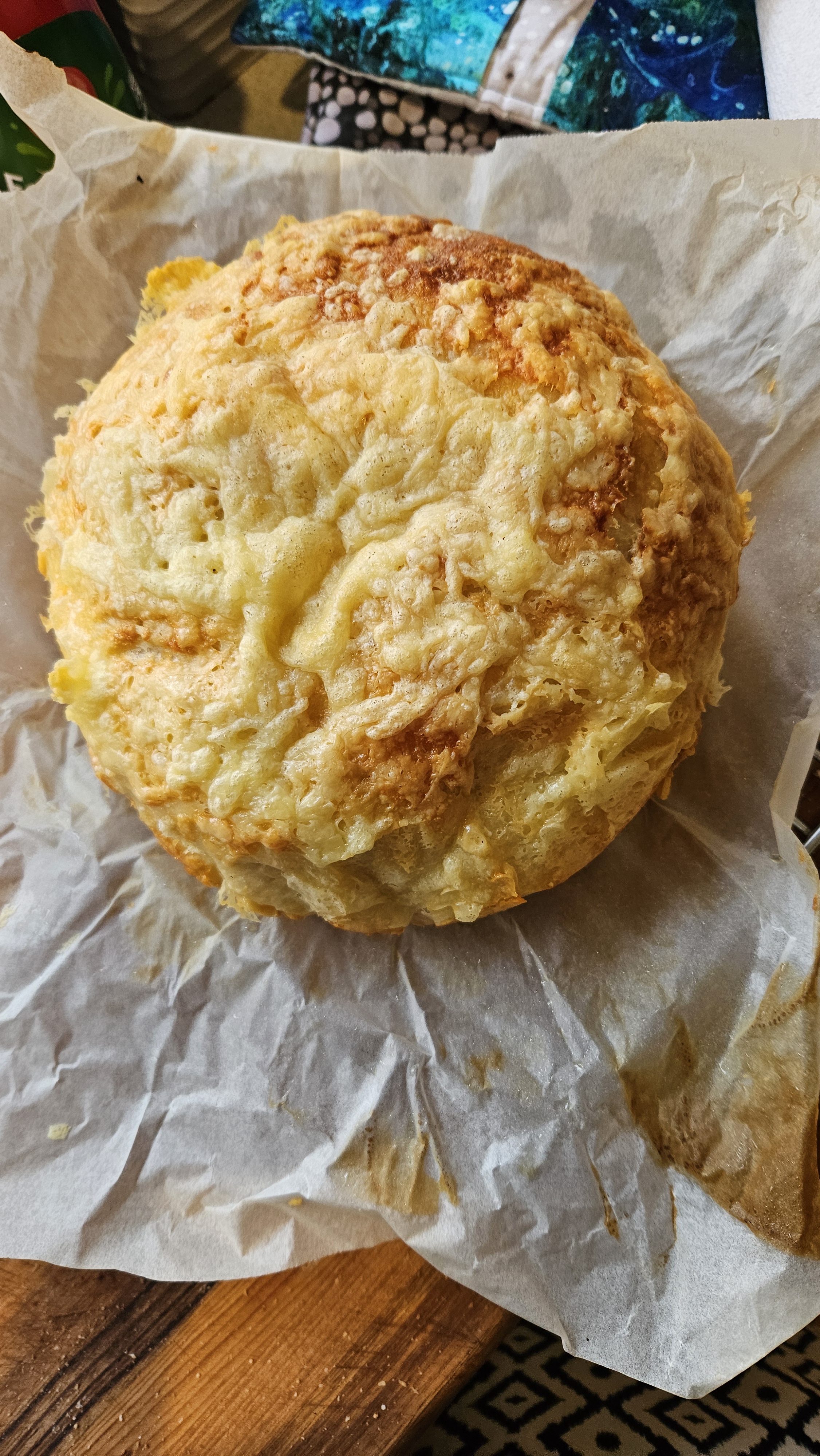 Tried my hand at baking bread - not perfect, but still delicious!