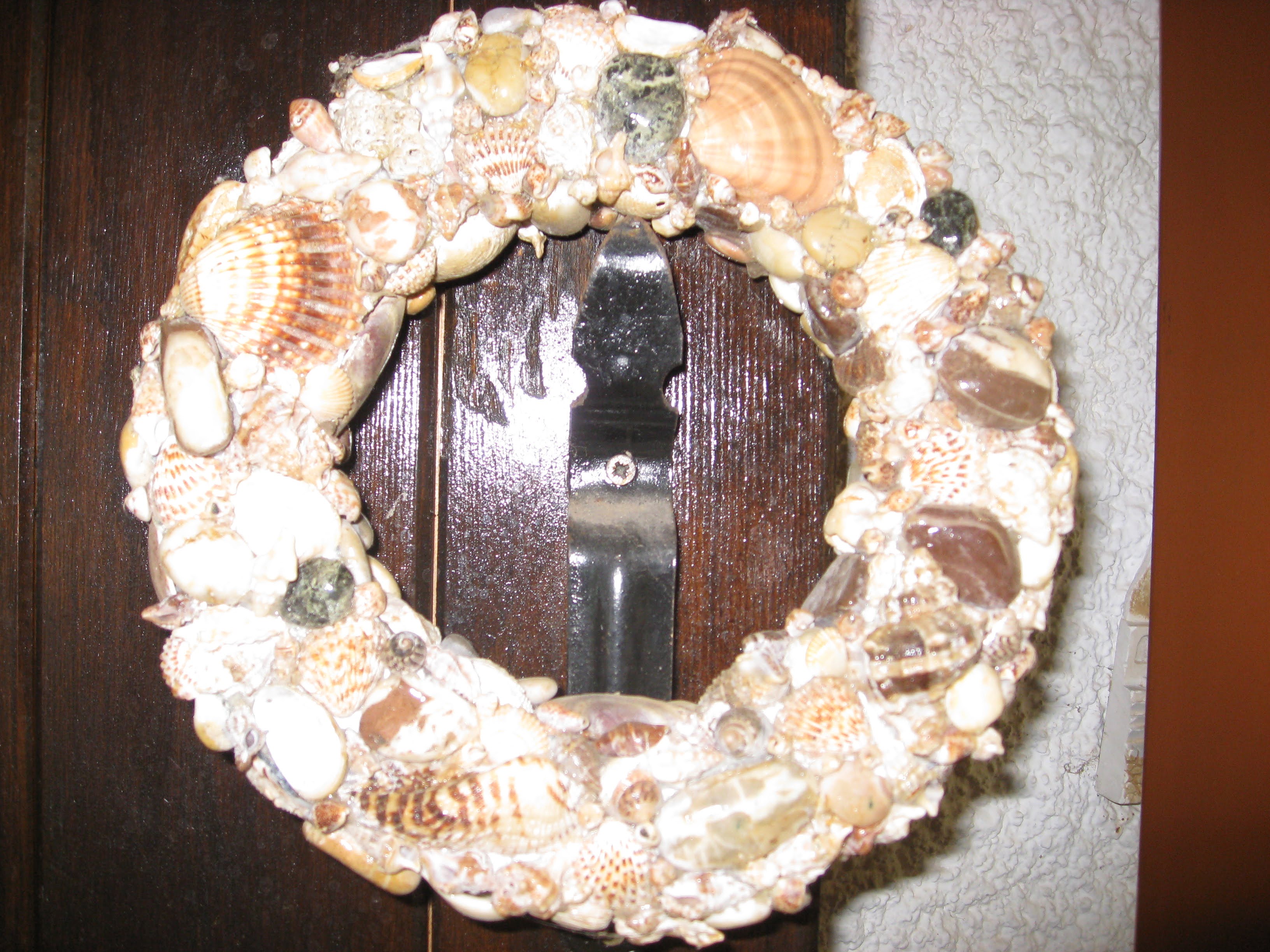 A Beautiful Seashell Wreath Creation