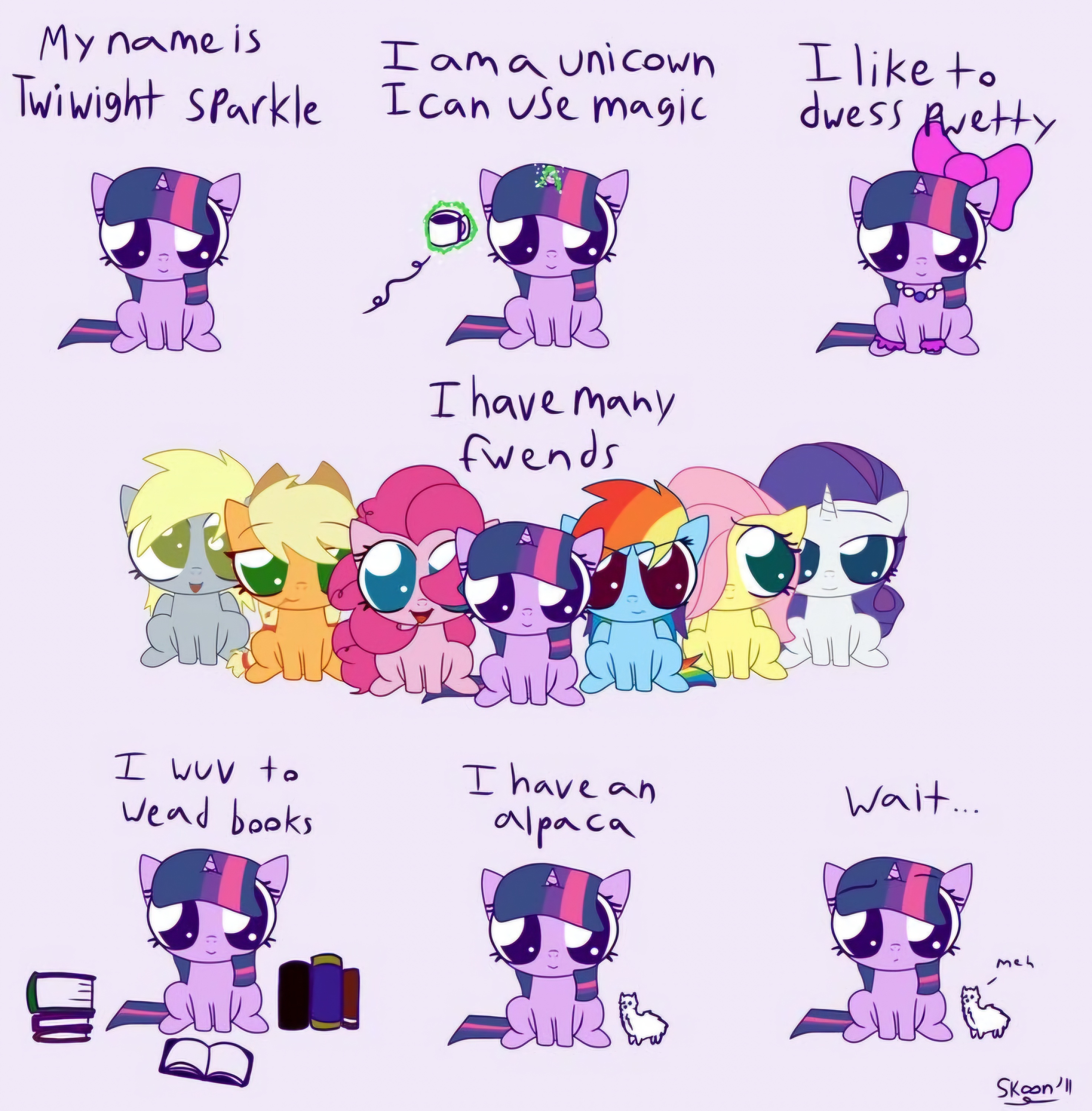 A Whimsical Comic Featuring Adorable Ponies Being Their Cutest
