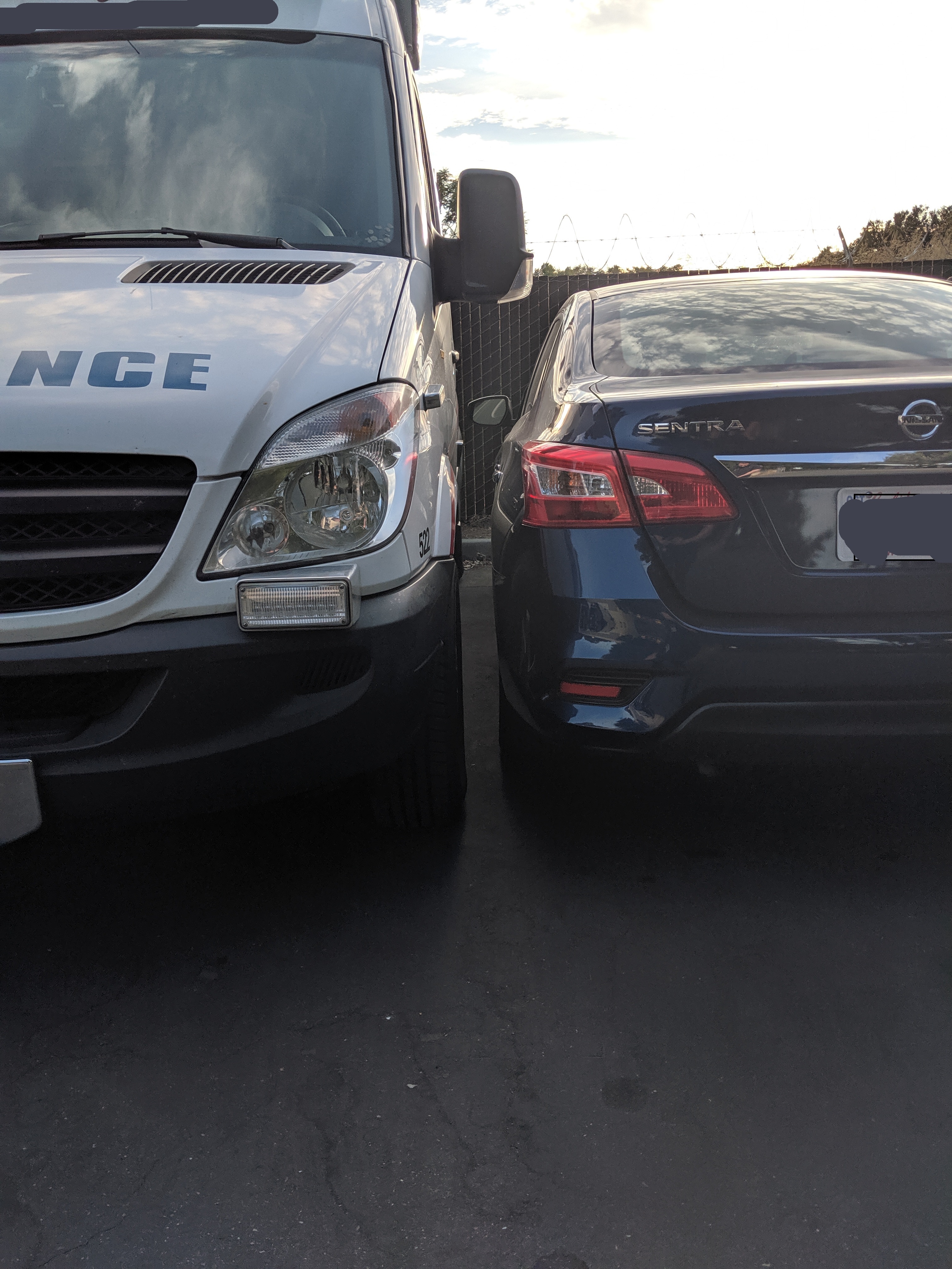 That moment when a coworker tries to park in the ambulance spot.