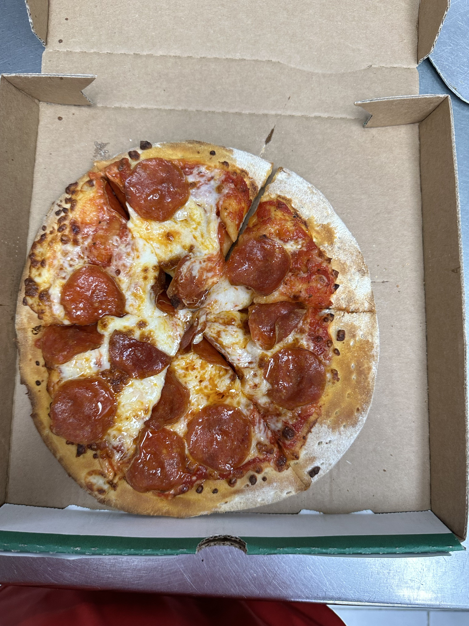 Papa John's in Houston clearly doesn't care about quality...