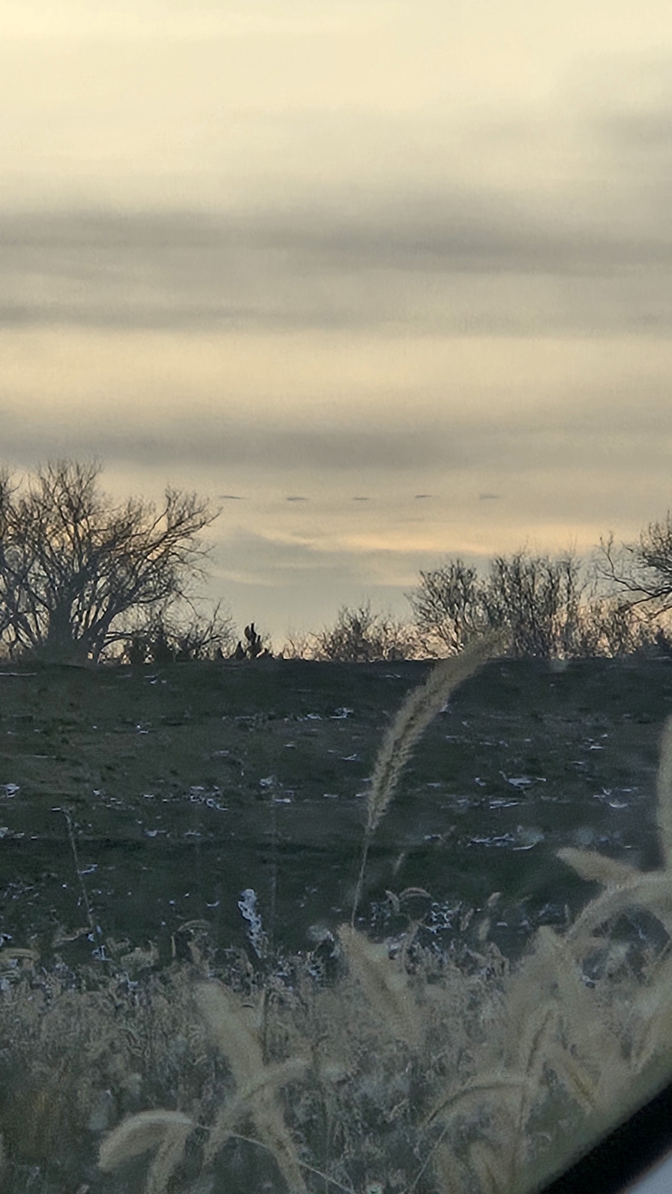 Is this a possible UAP or UFO? Check out these unusual clouds!