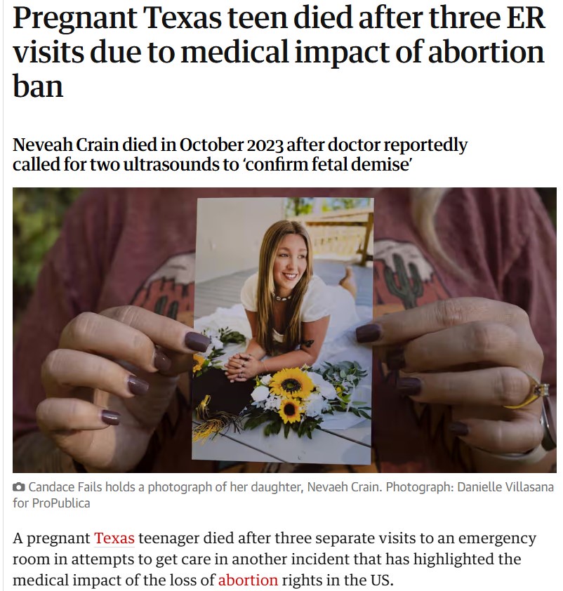 The Consequences of 'Pro-Life' Laws Unfold