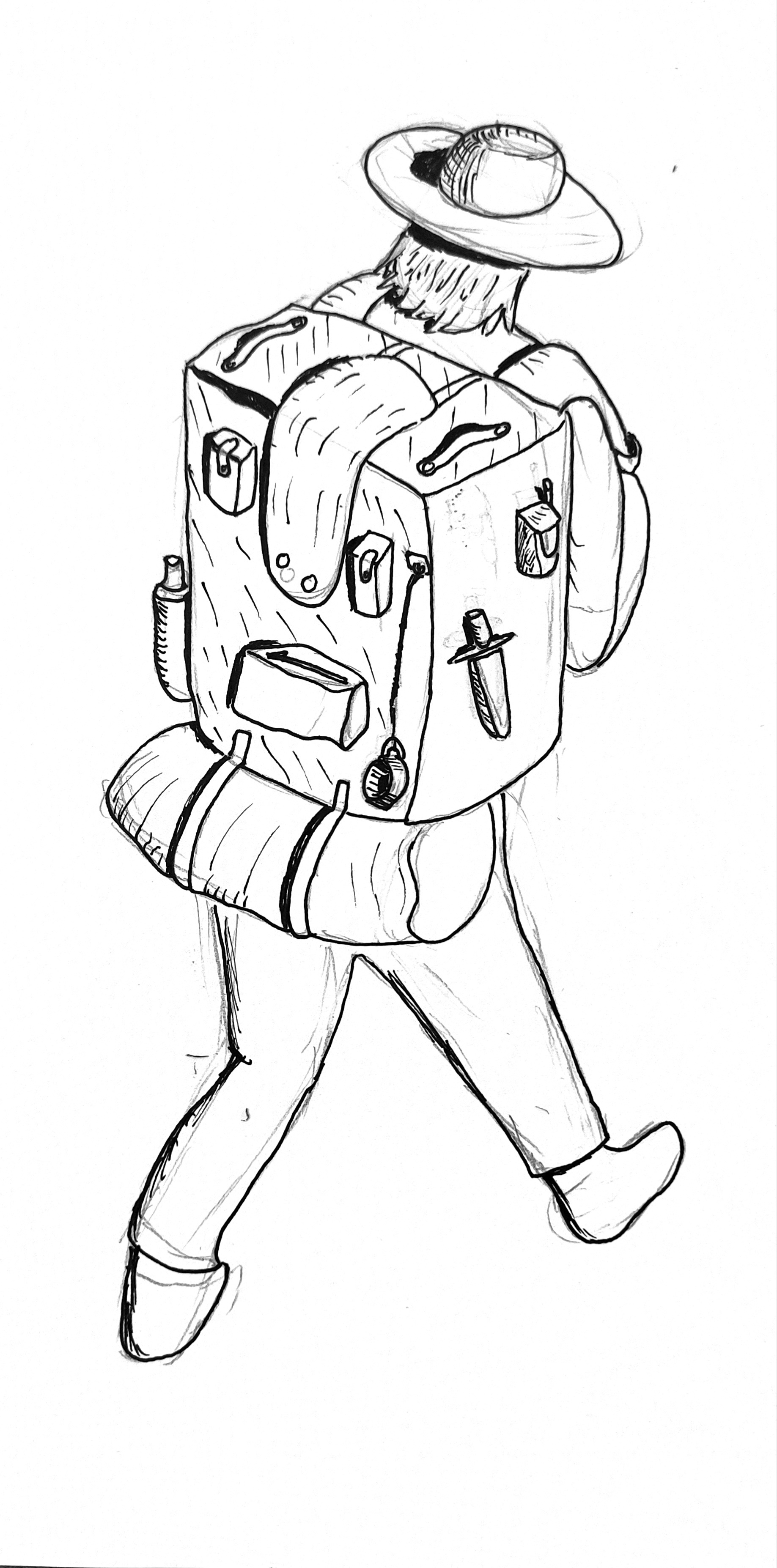The Forgotten: A Tale Told Through Inktober Illustrations
