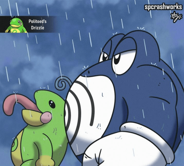 When your Pokémon team features both Poliwrath and Politoed, magic happens!