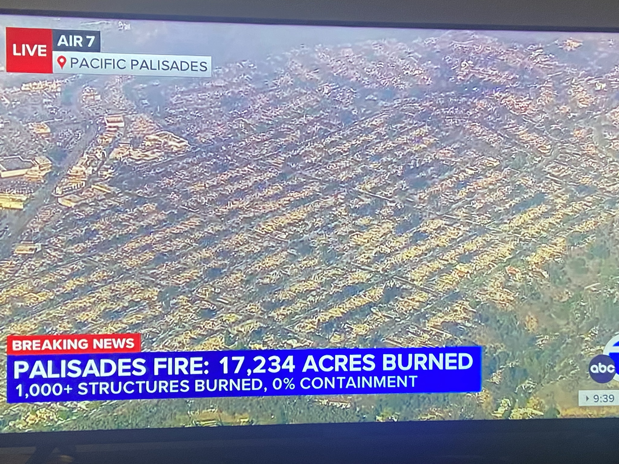 ABC7 captures the aftermath of Palisades damage