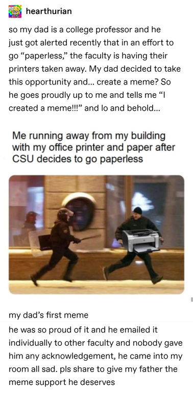 The First Meme from a College Professor: A New Era Begins
