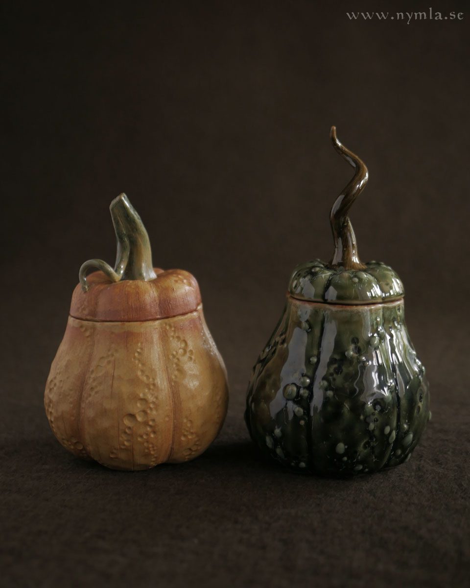 Ceramic Pumpkin Jars: Getting Ready for Halloween!