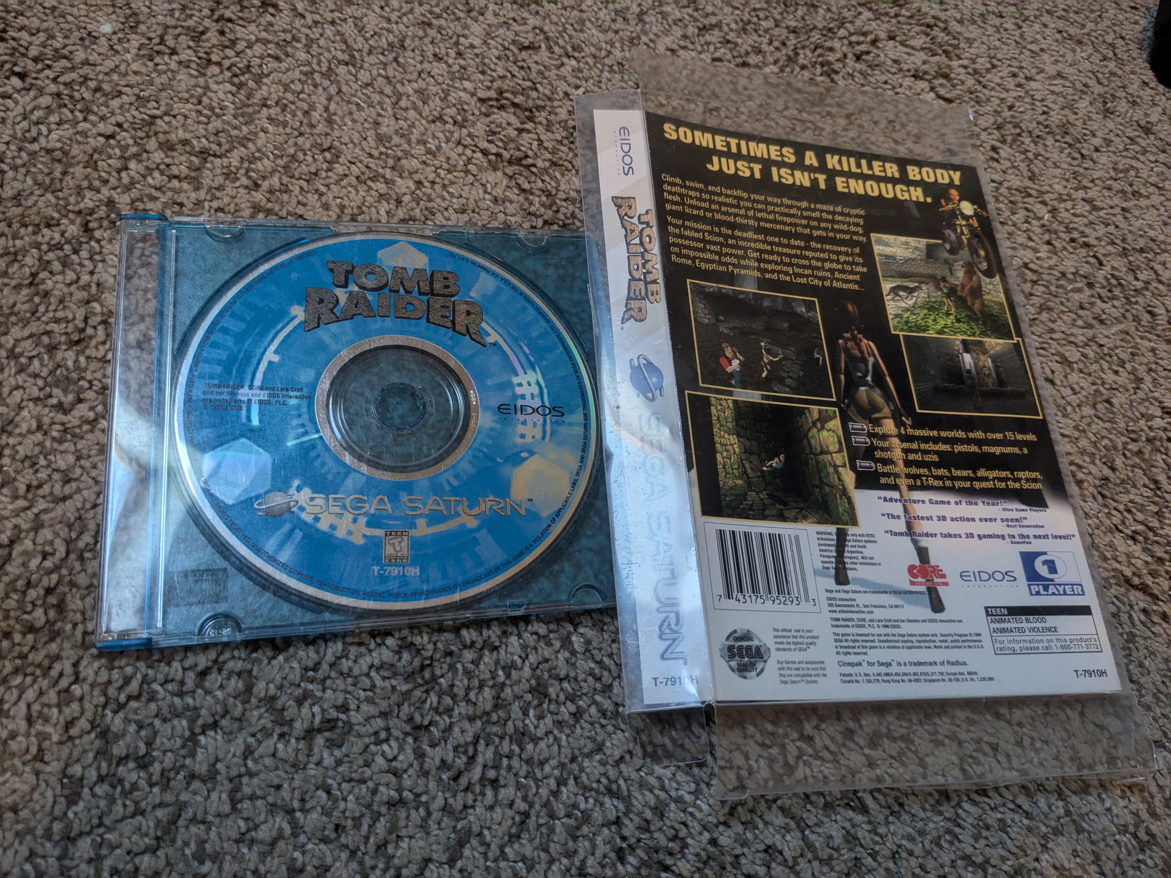 Nostalgia Alert: Tomb Raider on the Saturn Console