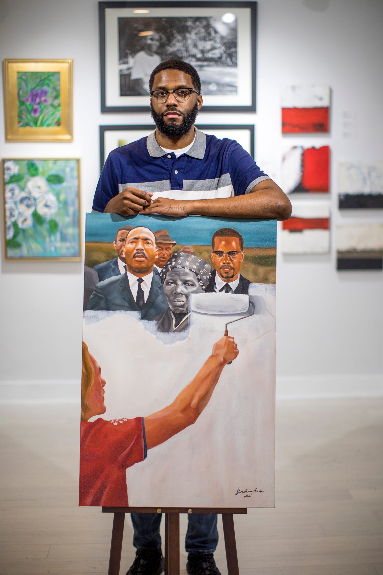 Exploring the Depths of "Critical Race Theory" Through the Brushstrokes of Detroit Artist Jonathan Harris