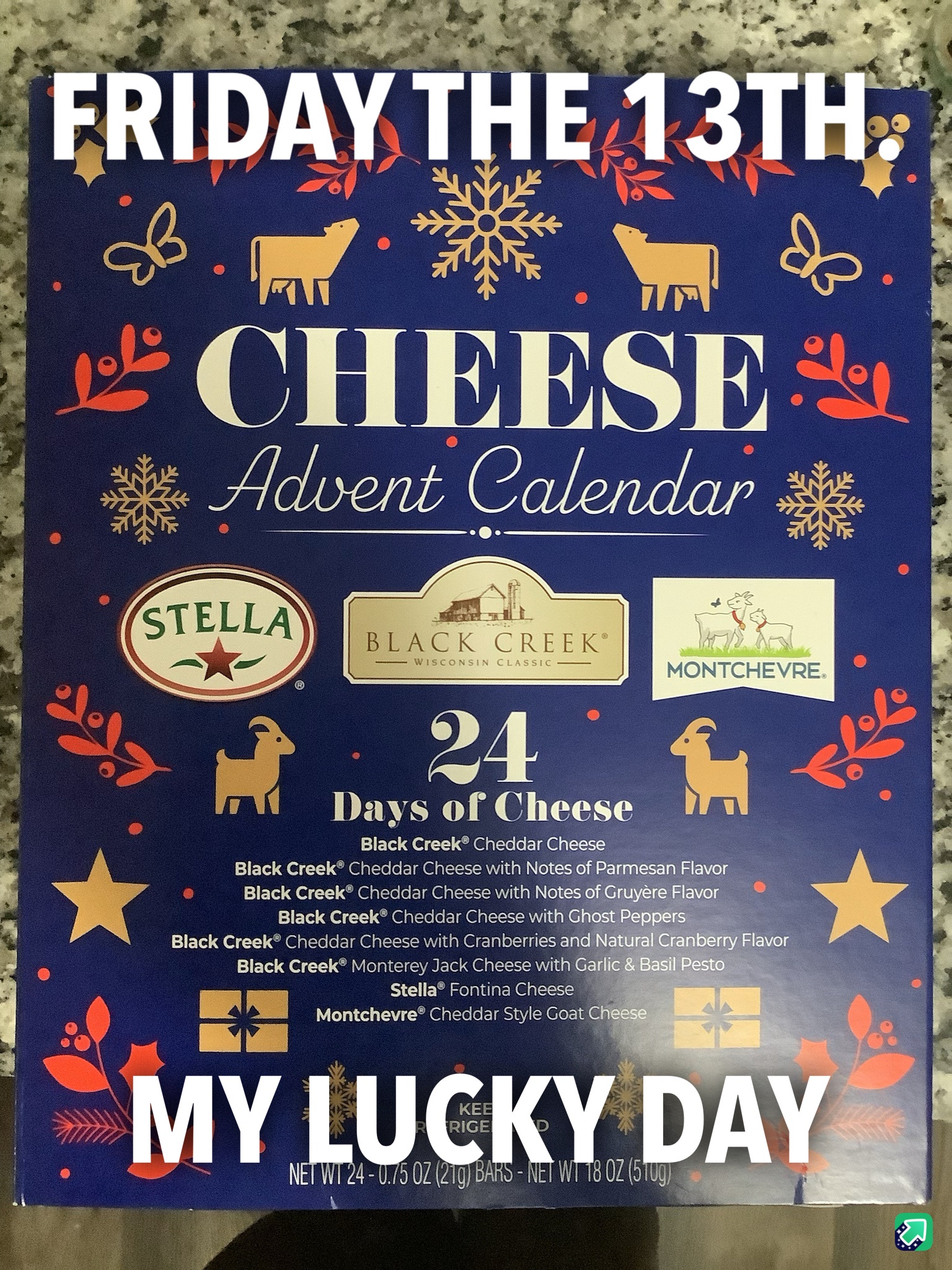 Cheesy Showdown: Jason Takes on Santa in Day 13 of Advent