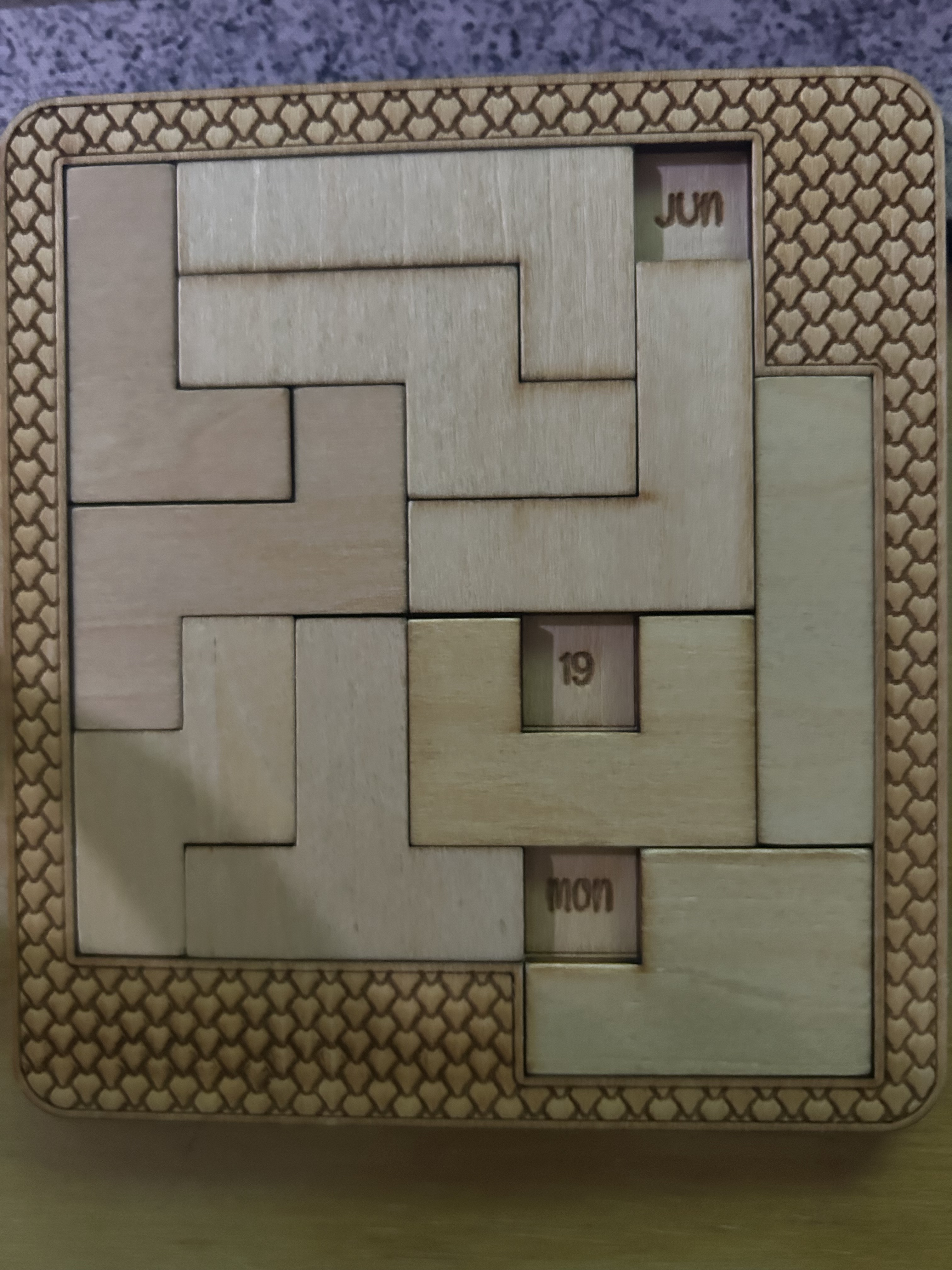 Laser Cut Puzzle Solutions Available from June 19th to June 25th