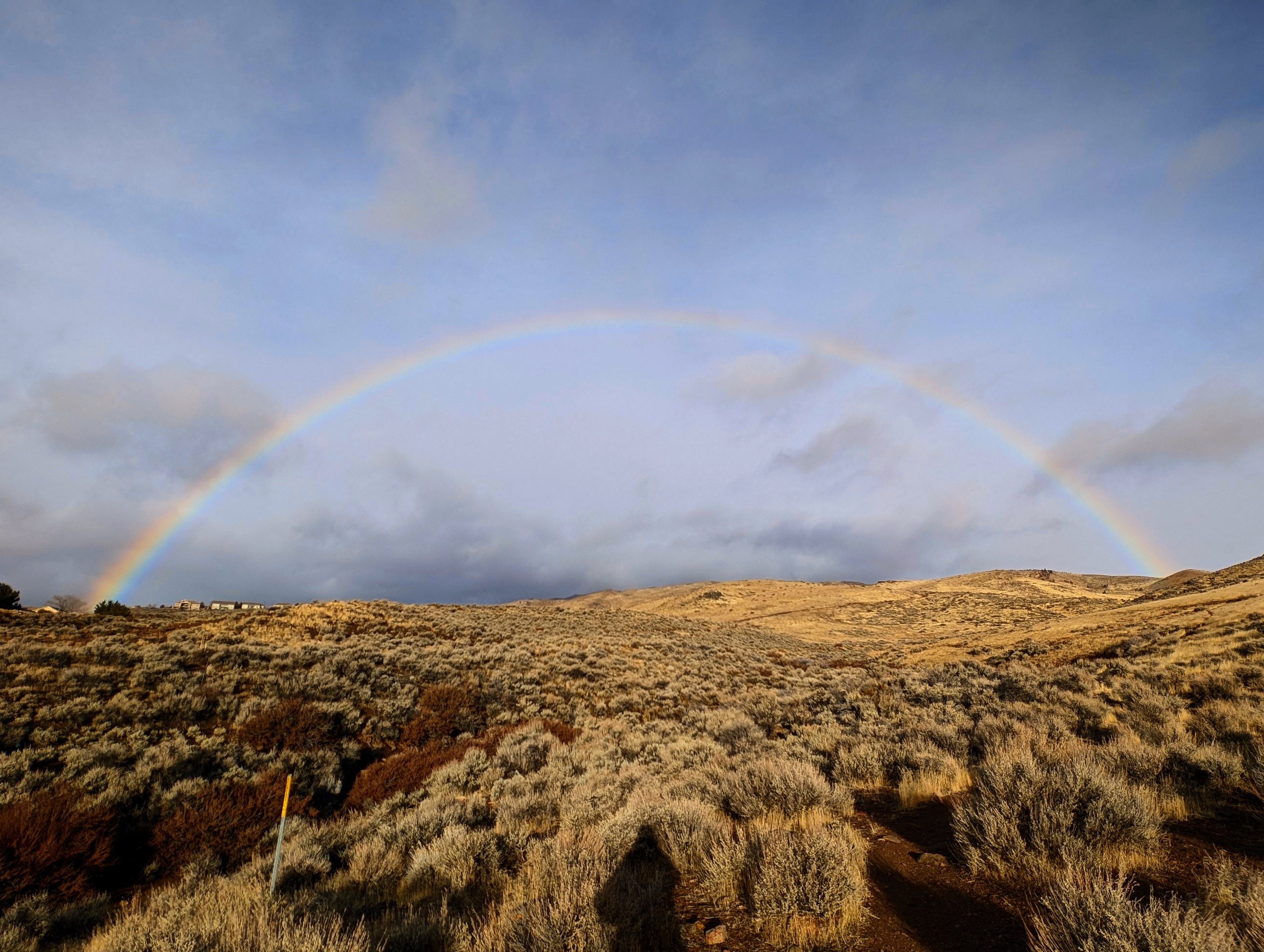 The Vibrant Reno Rainbow of February 2, 2025