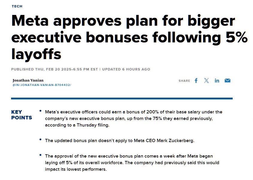 Apologies for Your Job Loss, But Our Executives Deserve Bigger Bonuses - I'm Sure You Understand.