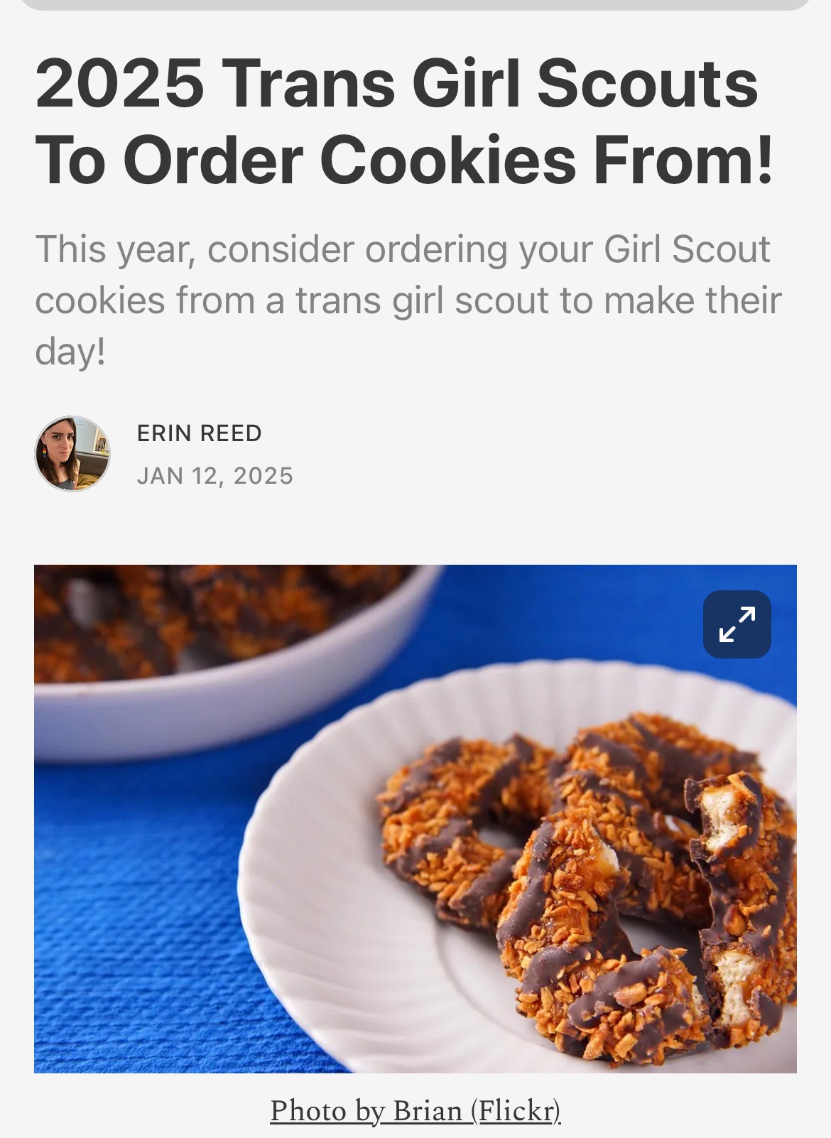 Support Trans Girls by Ordering Your Girl Scout Cookies This Year - Shipping Available for USA Imgurians!