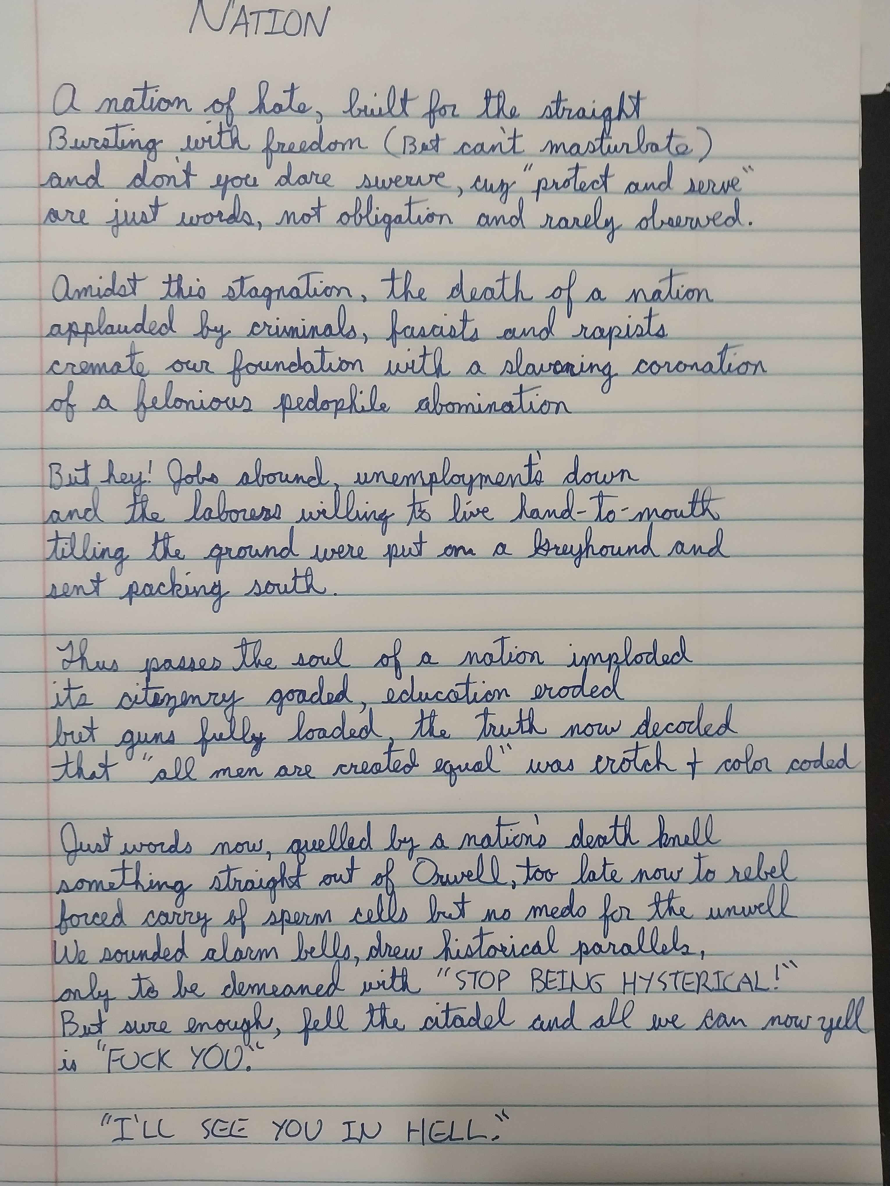 Please Be Gentle, I'm Just a Drummer Trying to Express Myself