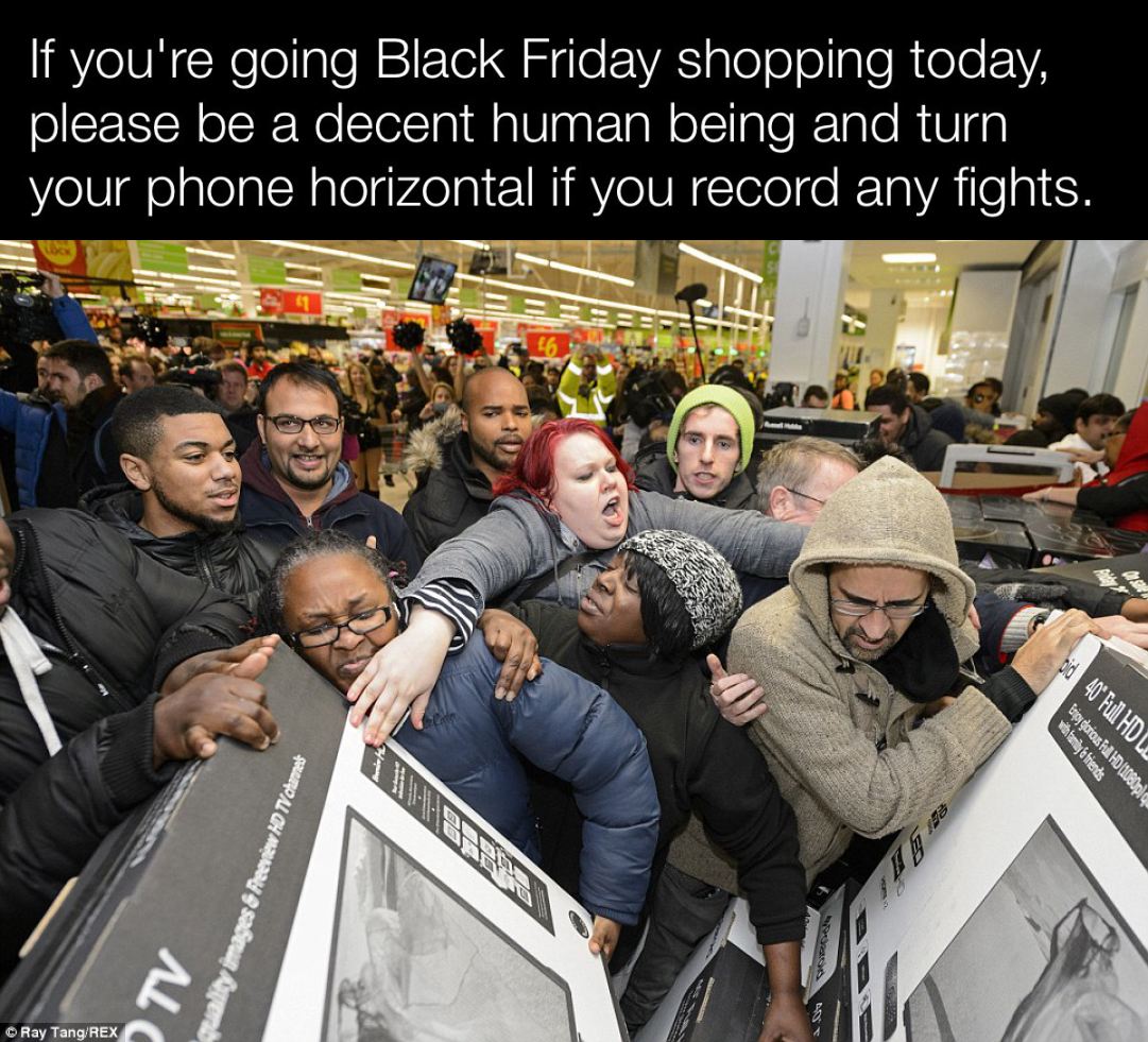 Important Reminder for Black Friday Shoppers