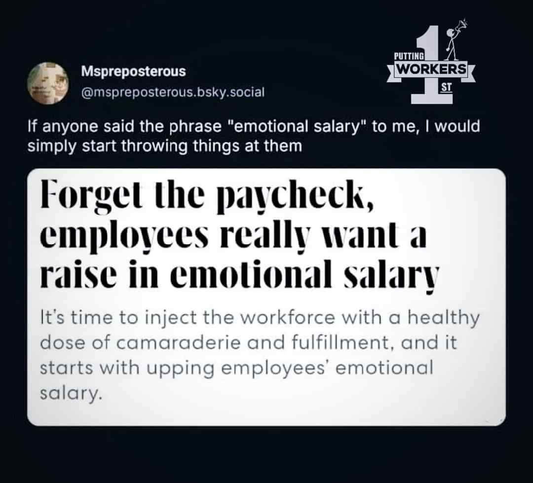 No Thanks, I'd Prefer a Higher Paycheck