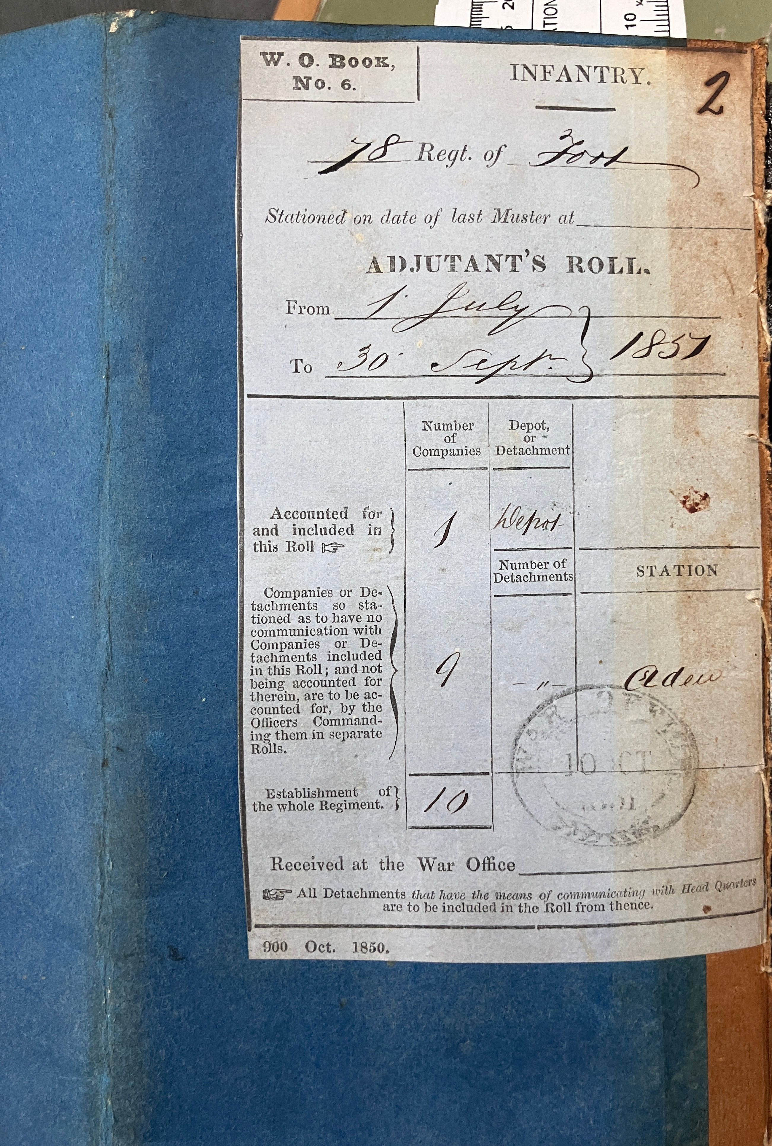 Rolling with the Adjutants of the 78th Highlanders