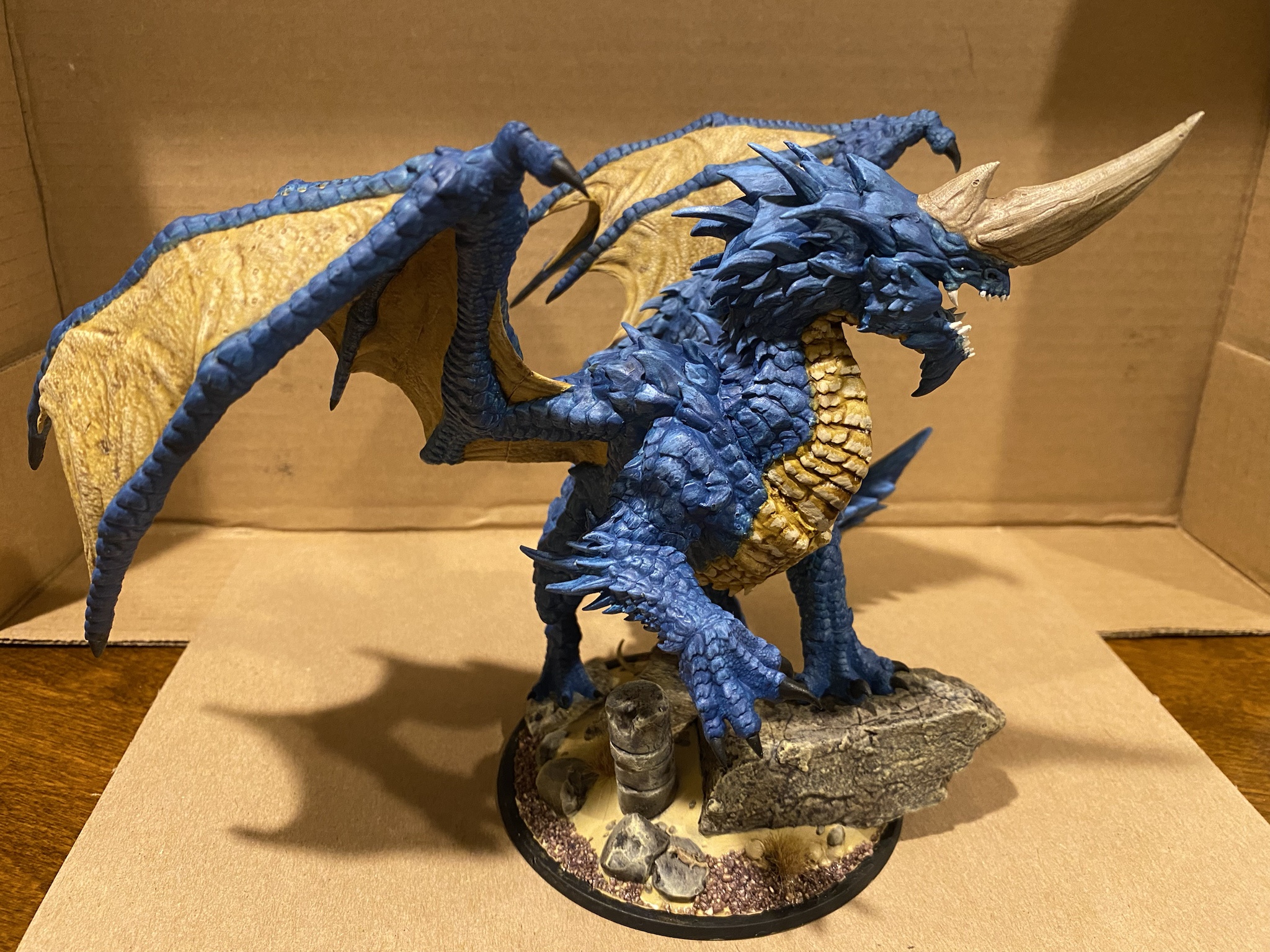 Behold the Majestic Ancient Blue Dragon