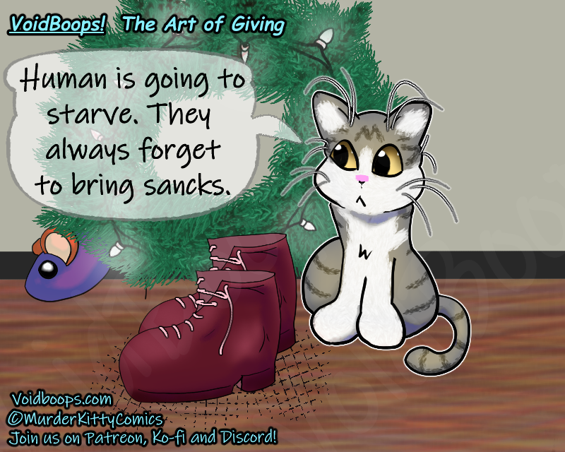 The Art of Giving: Check out this Voidboops panel by MurderKittyComics!