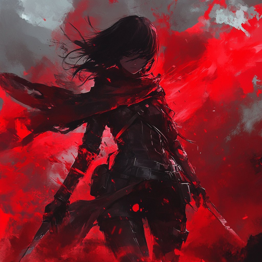 Mikasa in action