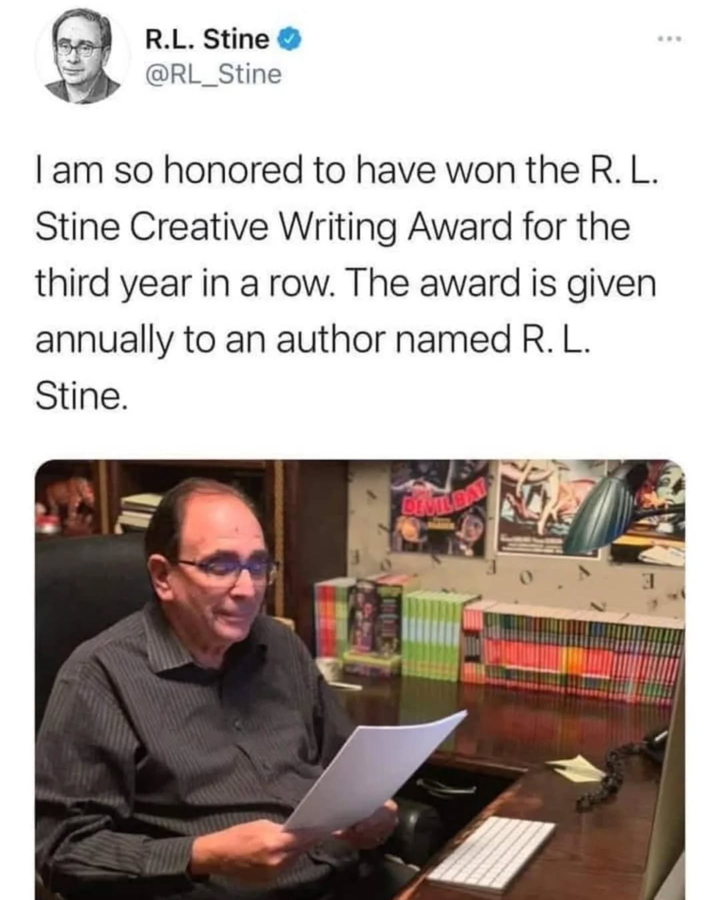 What a Truly Prestigious Honor!