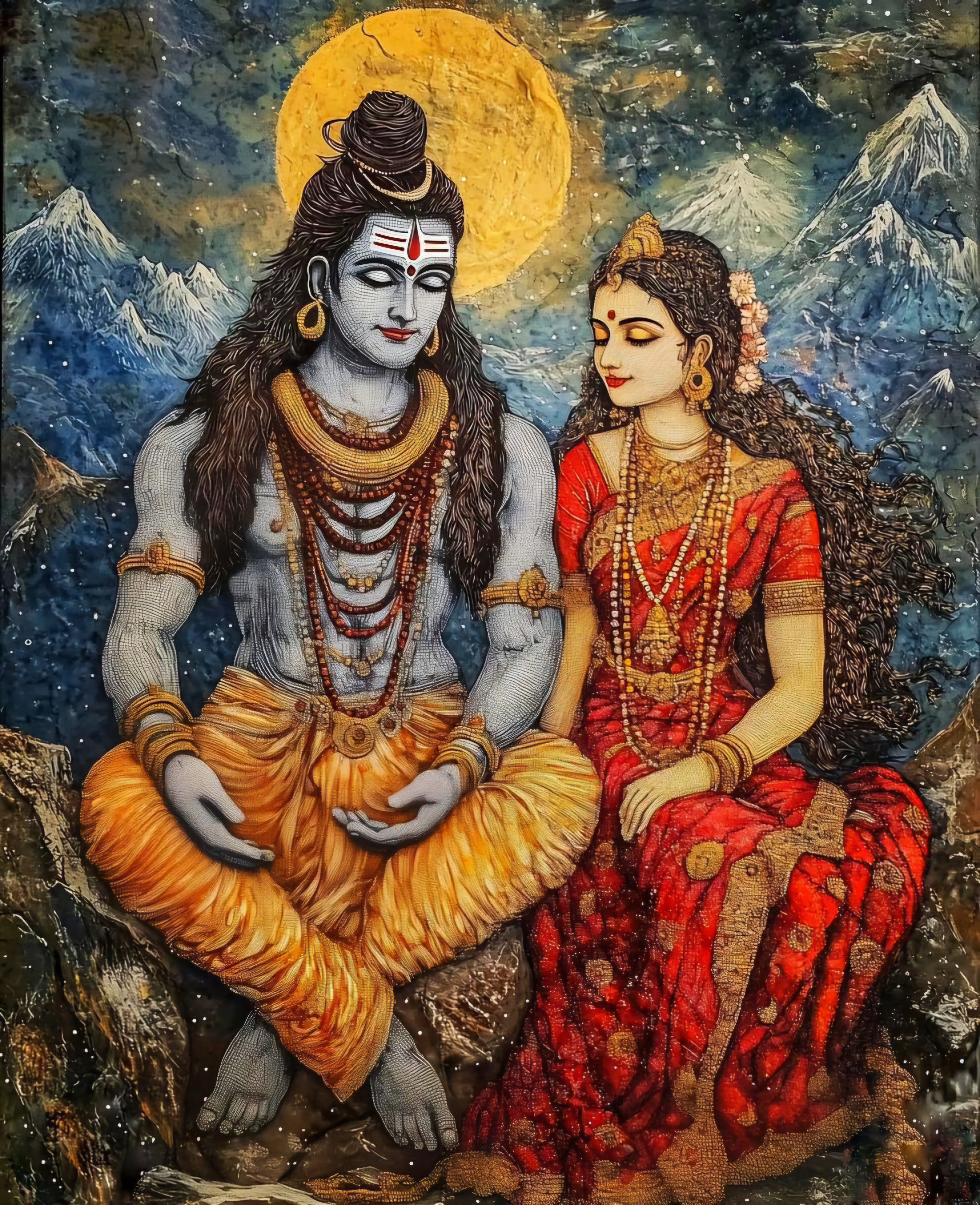 The Dynamic Duo: Shiv and Parvati