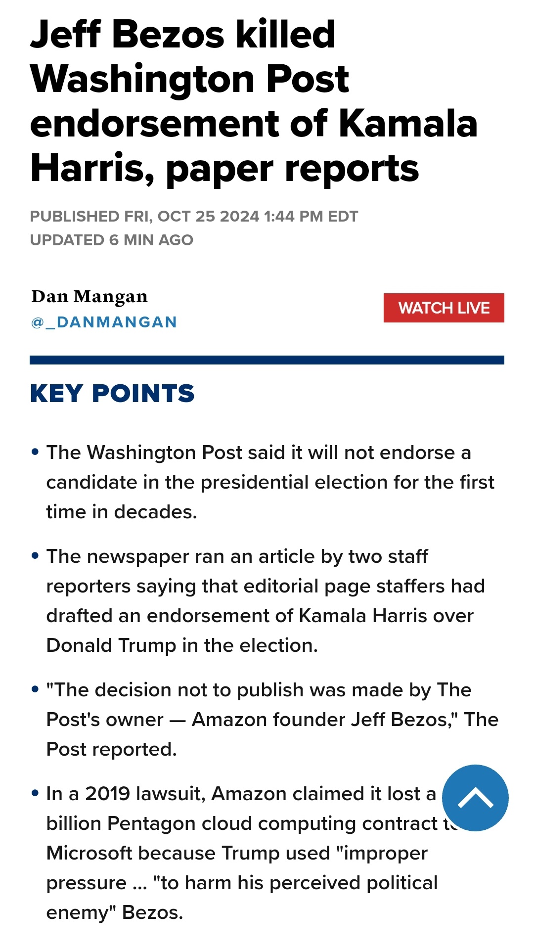 Not to Be Outdone by the LA Times: Watch This Space!