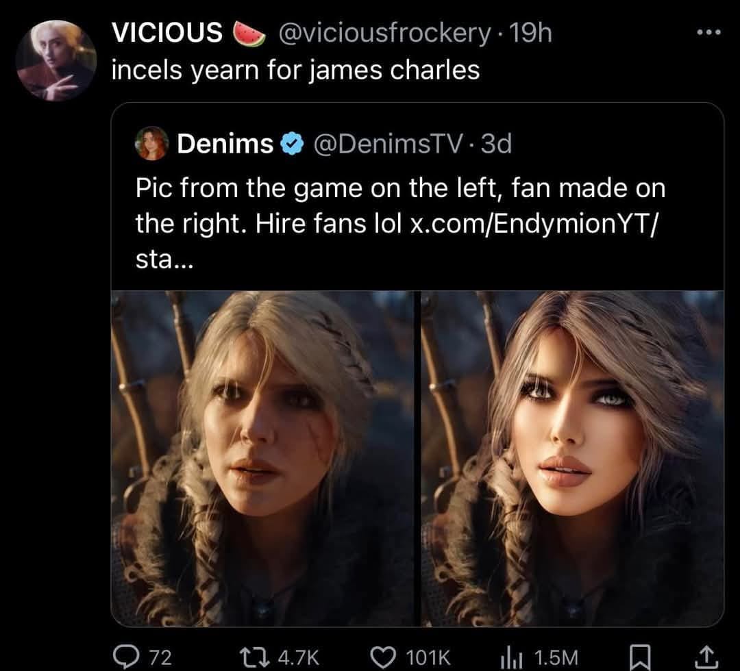 It's Wild How Little They Altered Her Look, Just a Lower-Quality Version with Poor Lighting
