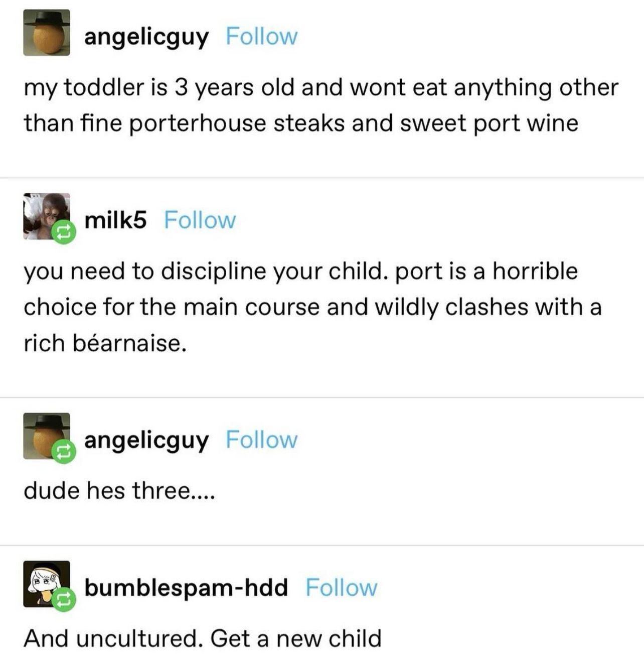 The Adventures of a Finicky Toddler