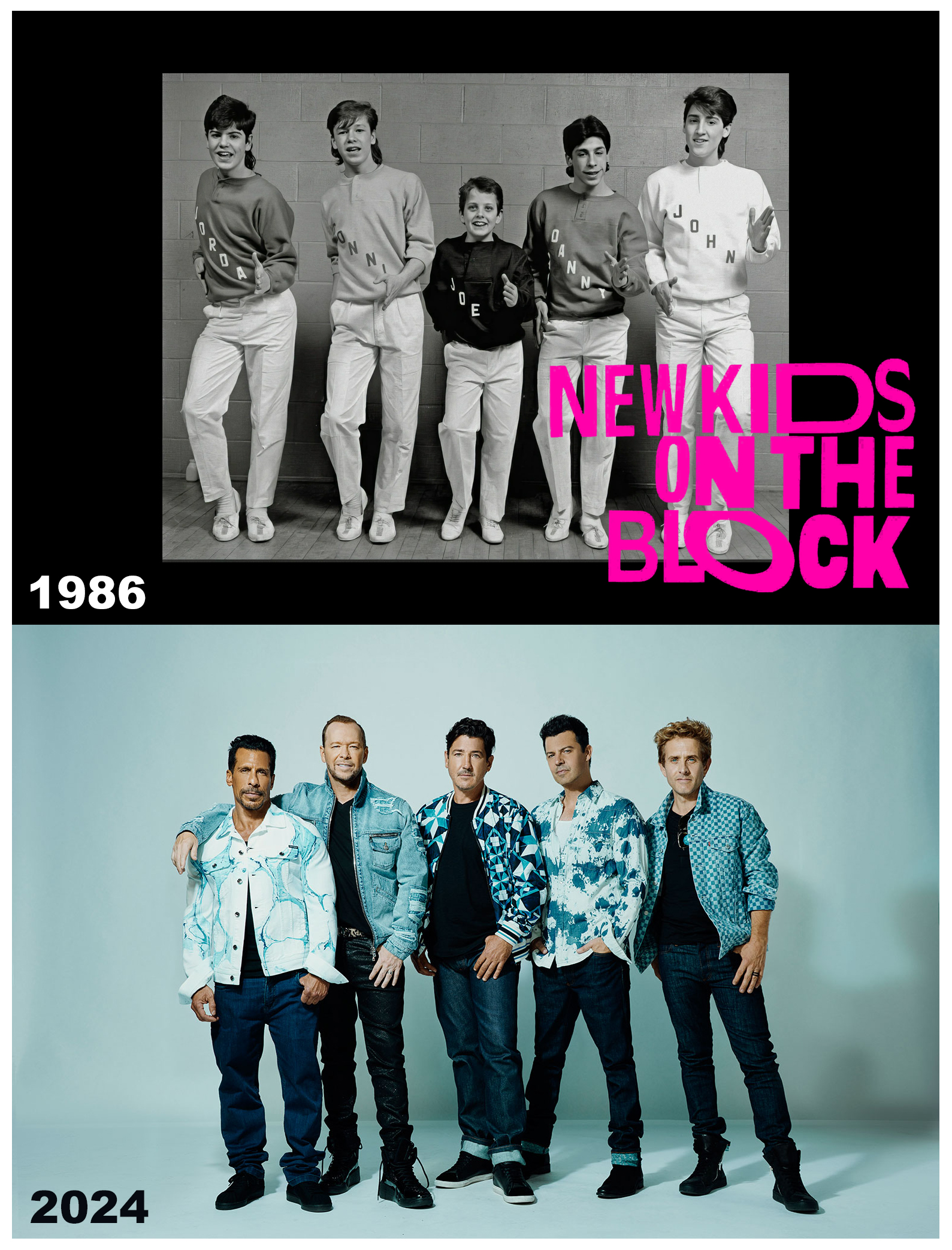 New Kids on the Block: Then and Now, 1986 vs 2024